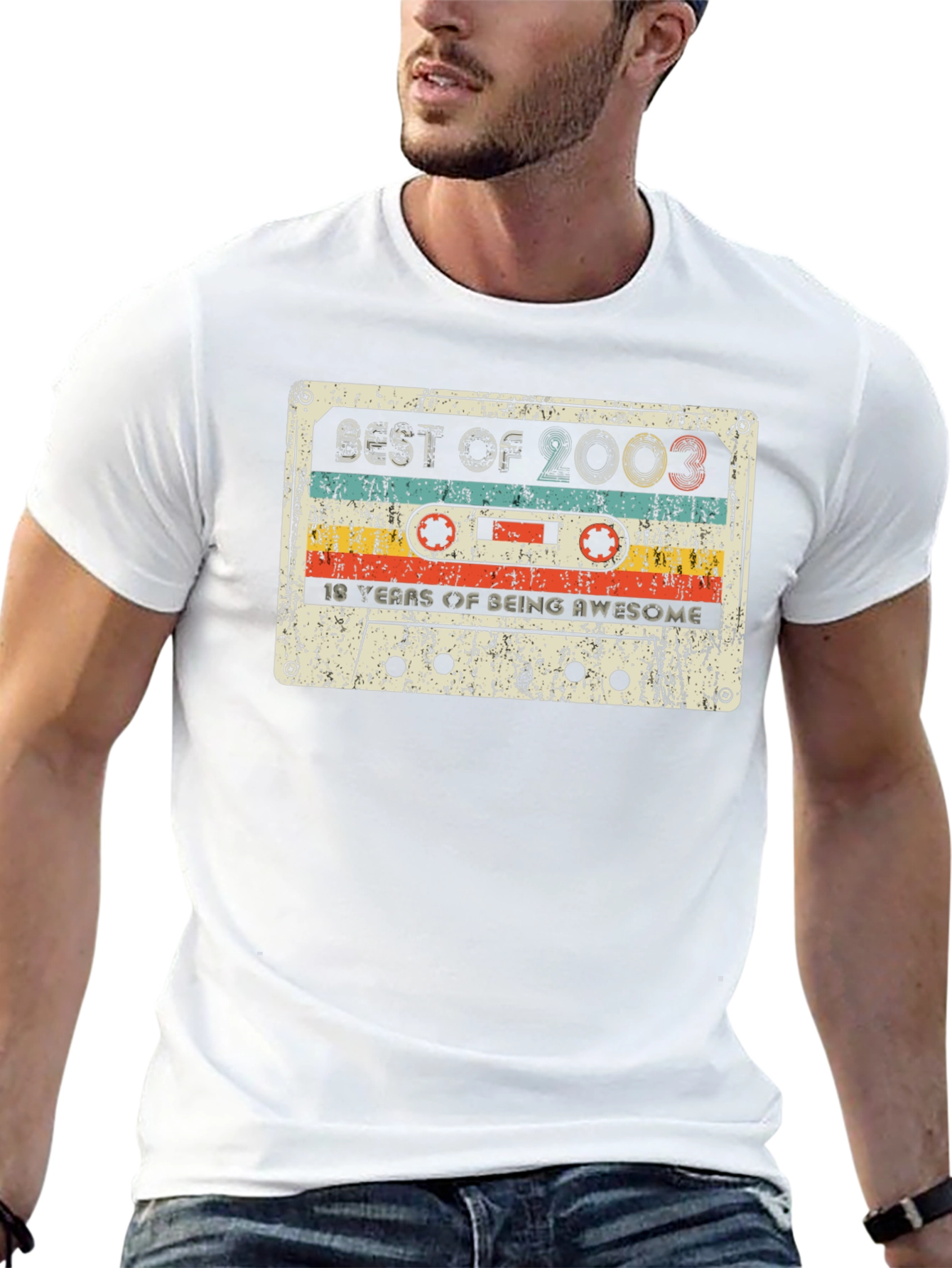Best of 2003 Cassette Tape 18th Birthday T-Shirt