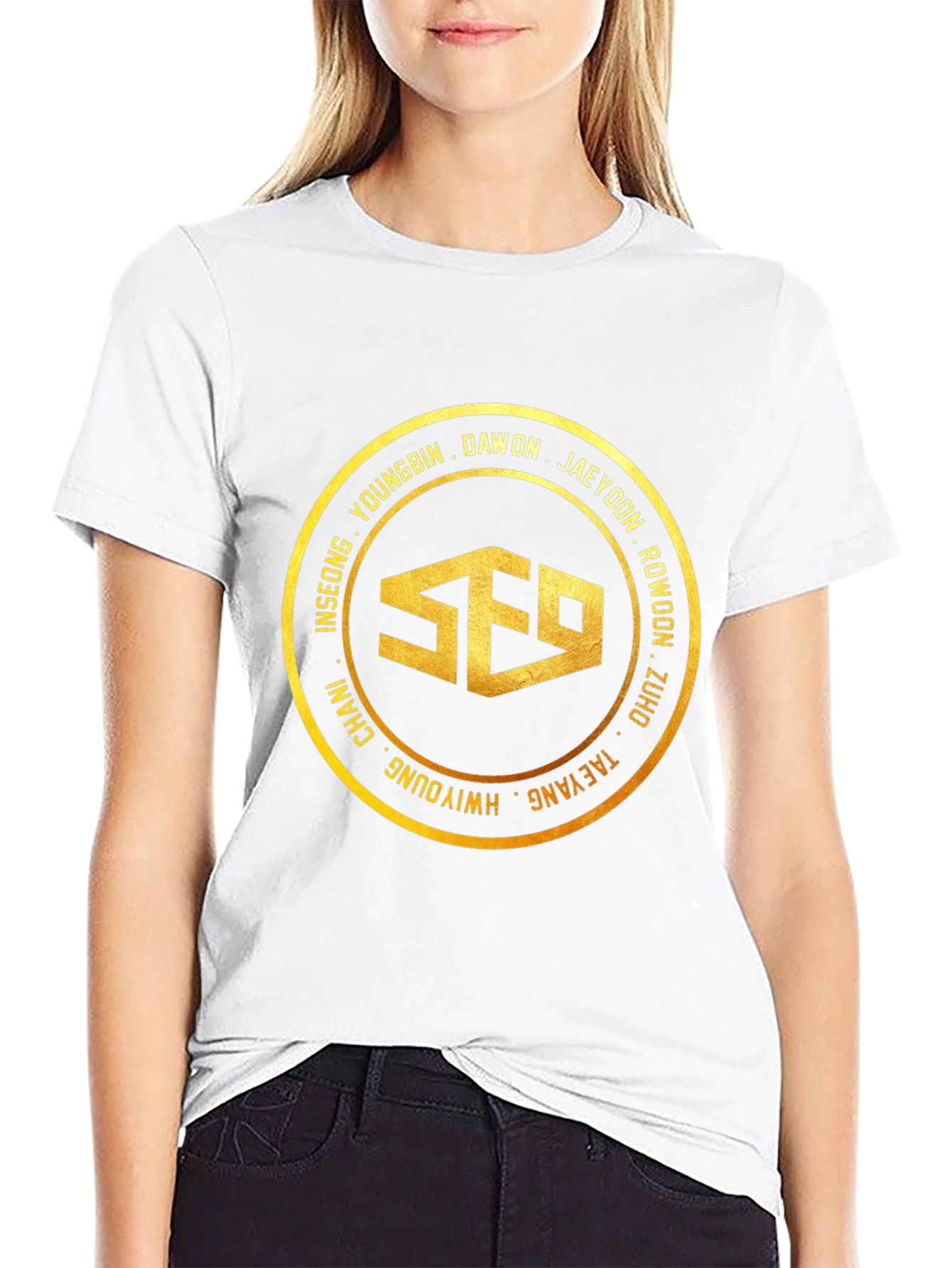 SF9 Circle Logo Graphic T-Shirt