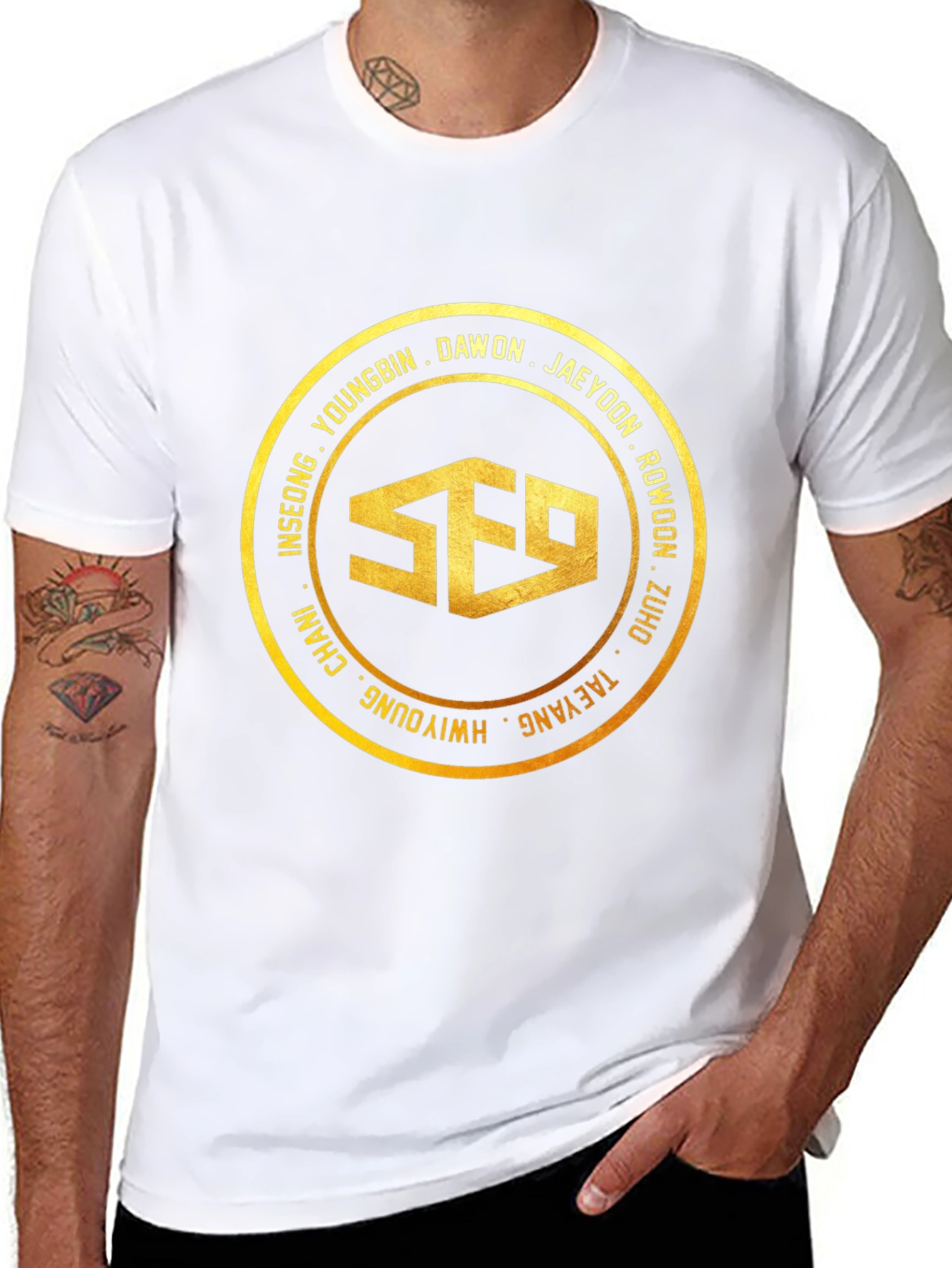 SF9 Circle Logo Graphic T-Shirt