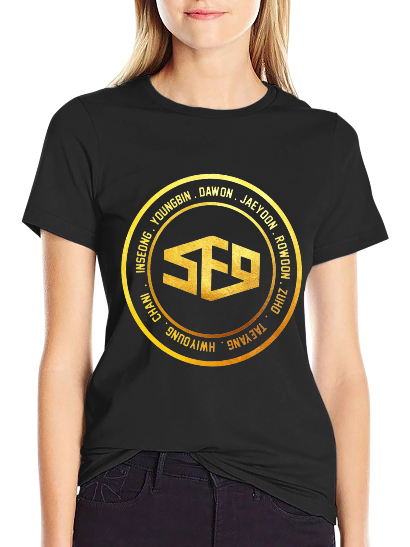 SF9 Circle Logo Graphic T-Shirt