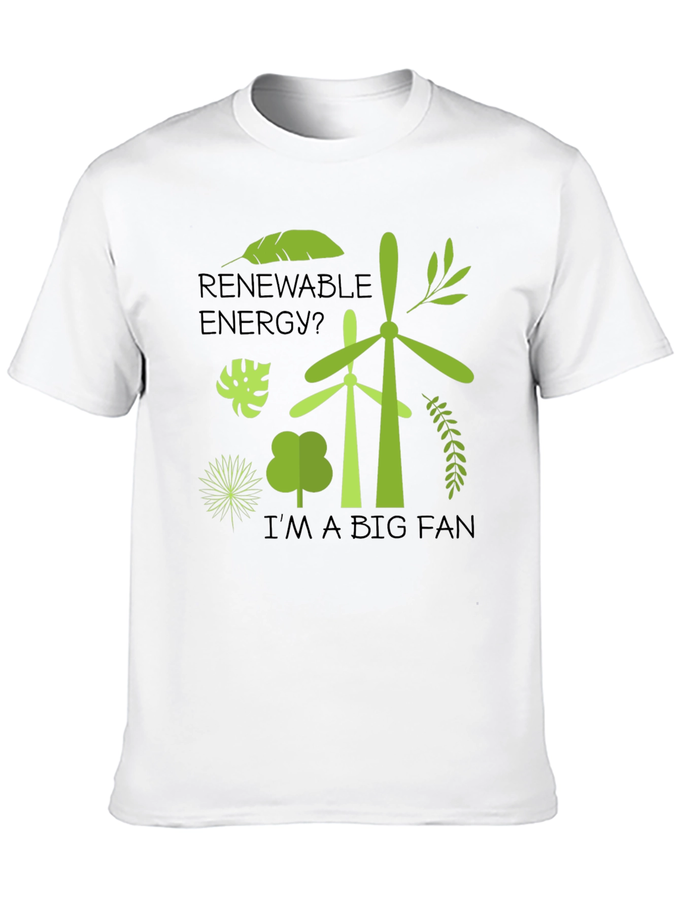 Renewable Energy Fan Graphic T-Shirt
