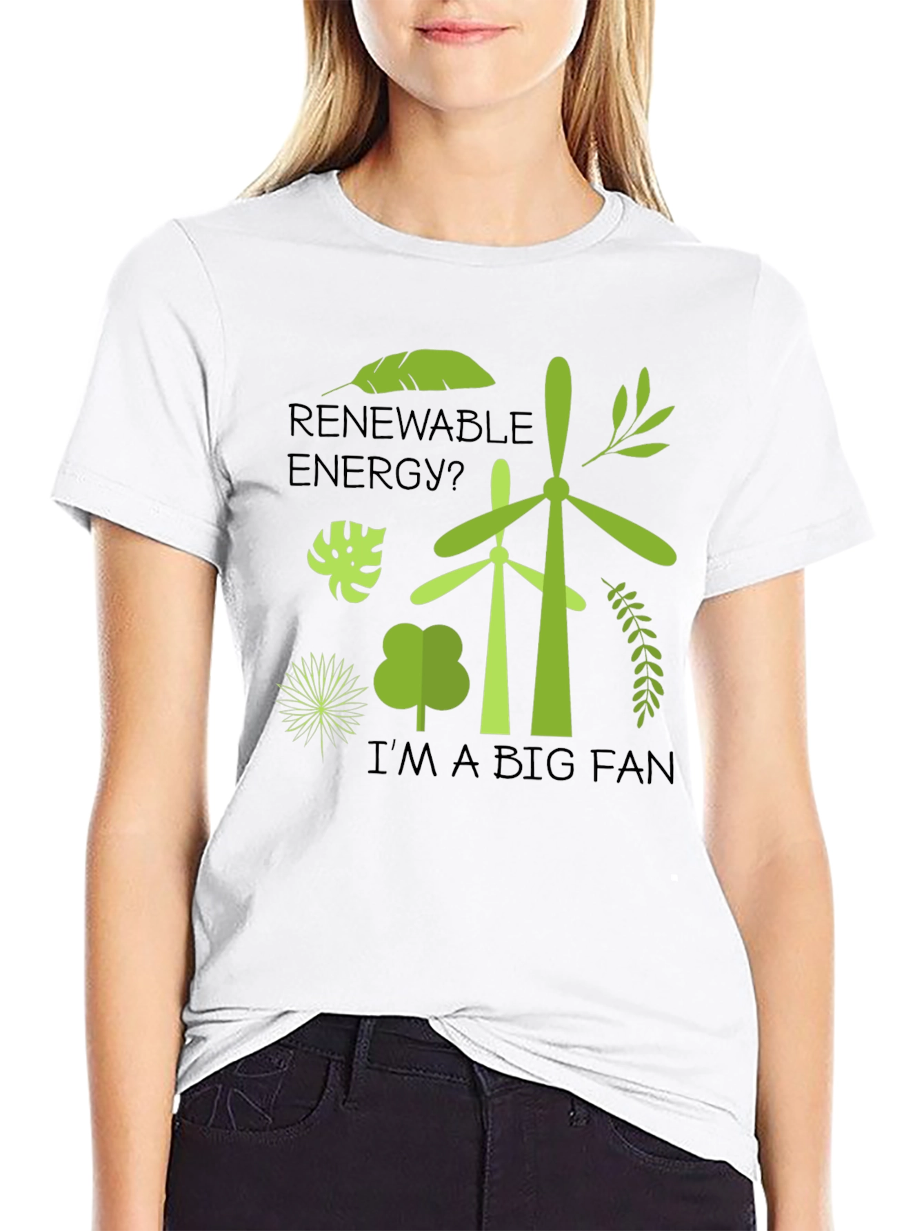 Renewable Energy Fan Graphic T-Shirt