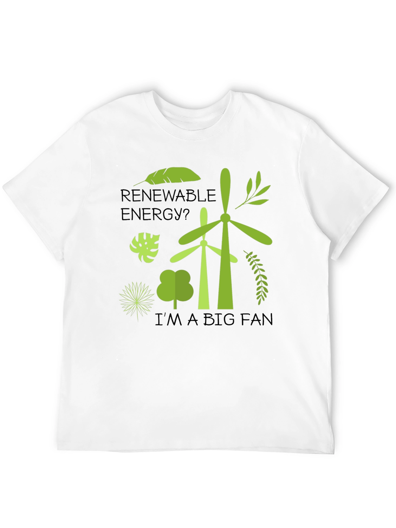 Renewable Energy Fan Graphic T-Shirt