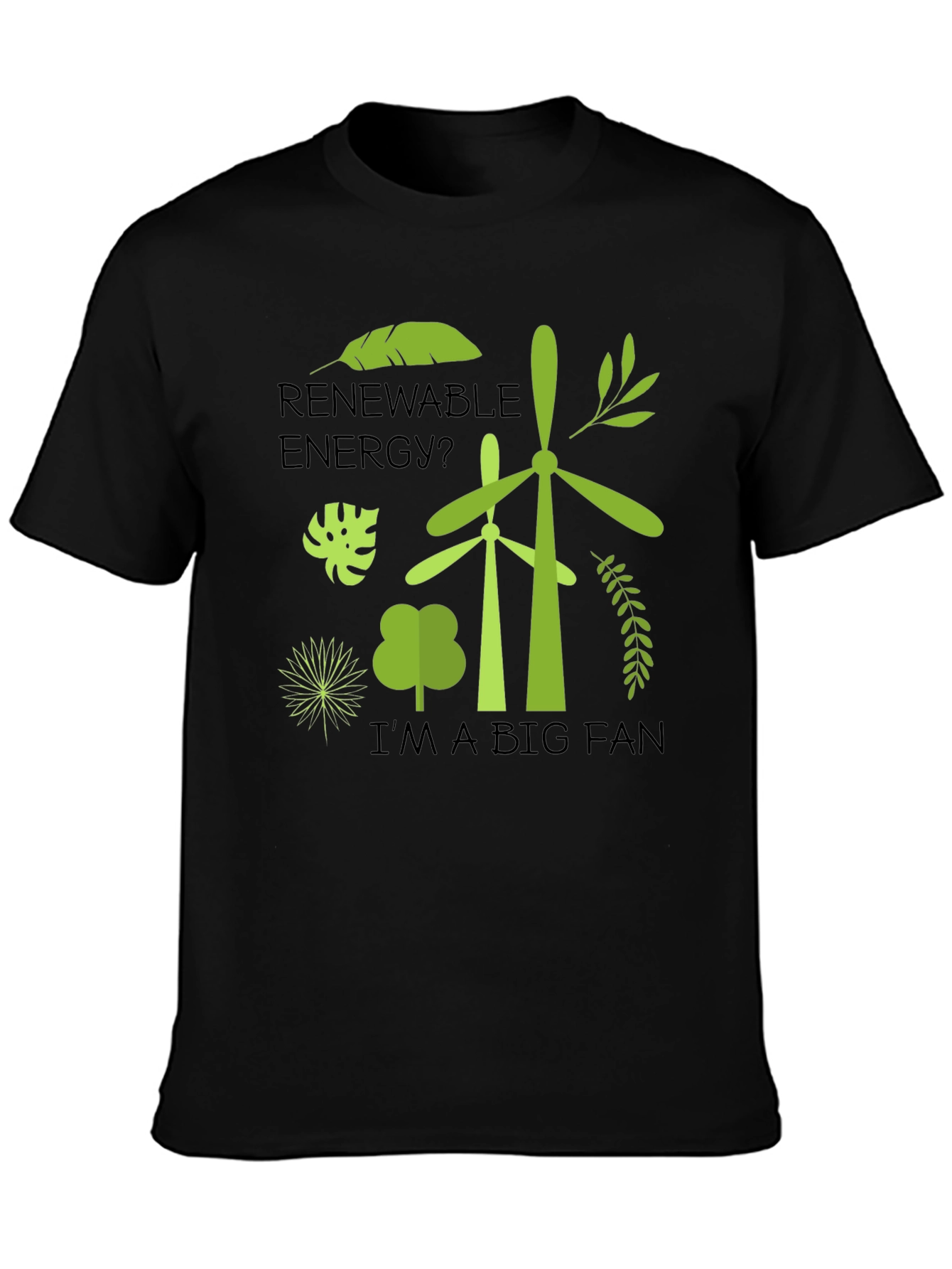 Renewable Energy Fan Graphic T-Shirt