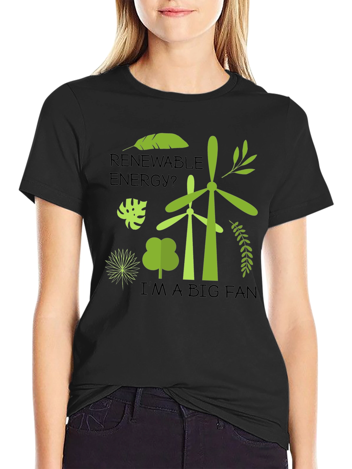 Renewable Energy Fan Graphic T-Shirt
