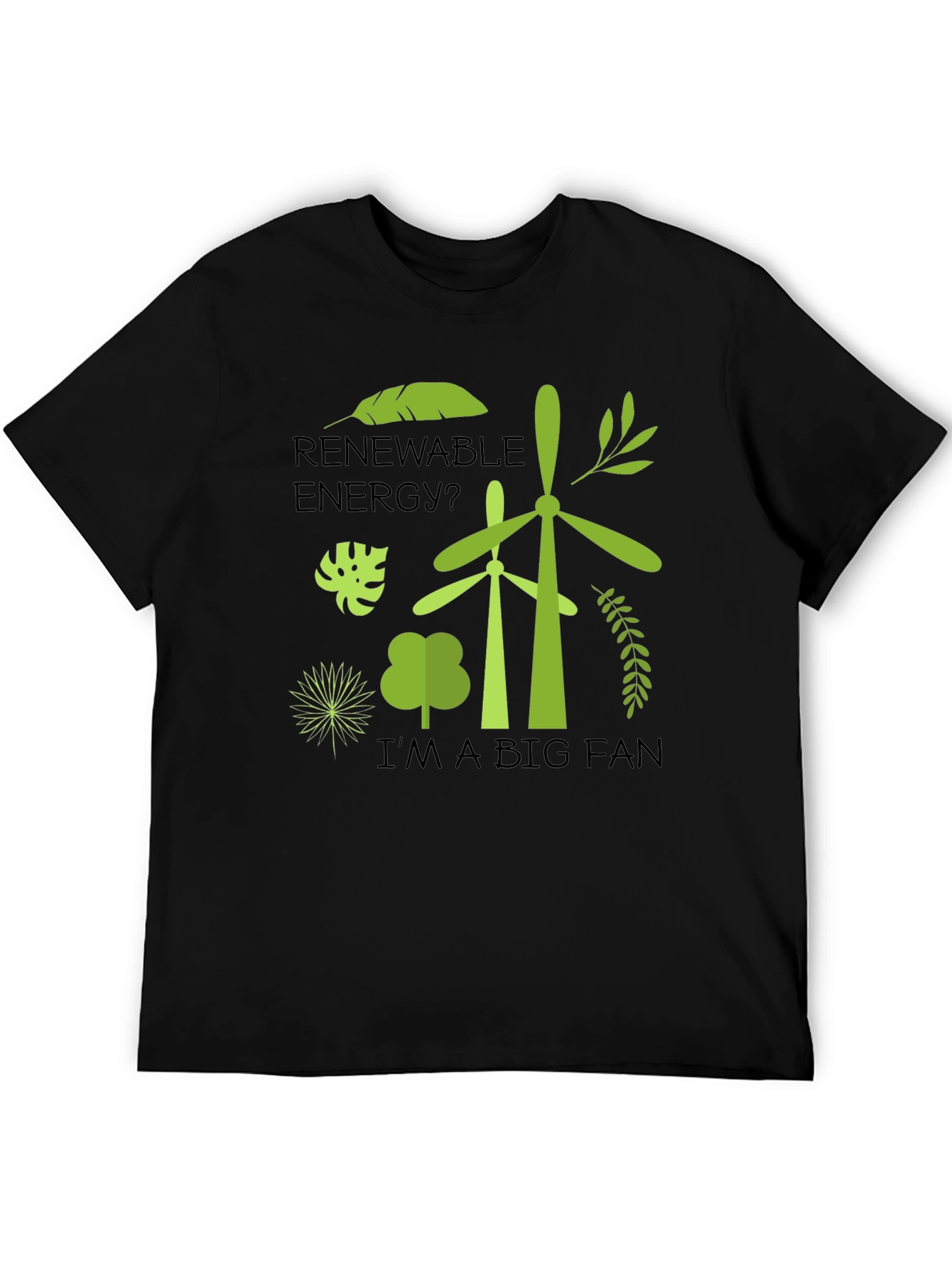 Renewable Energy Fan Graphic T-Shirt