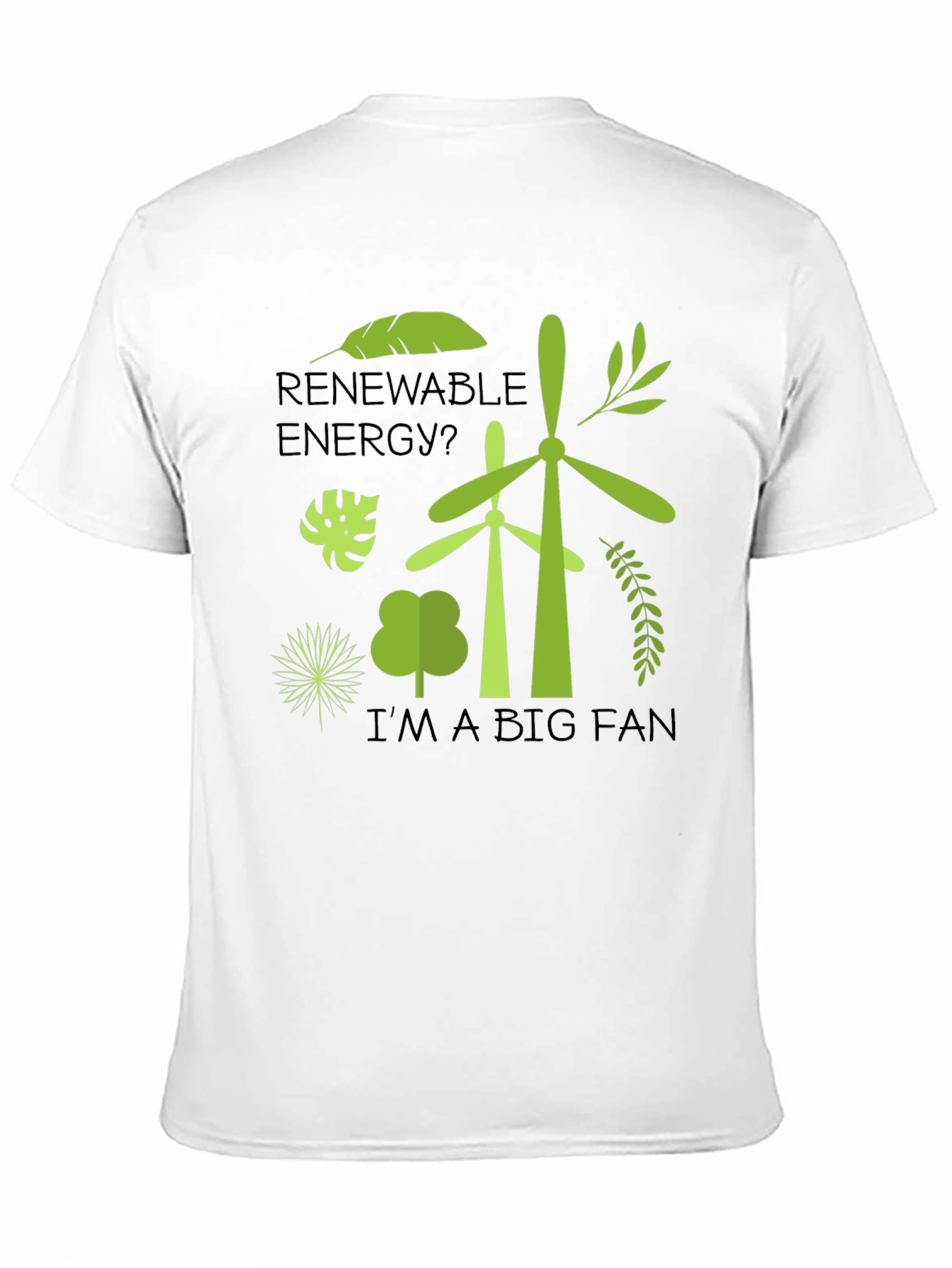 Renewable Energy Fan Graphic T-Shirt