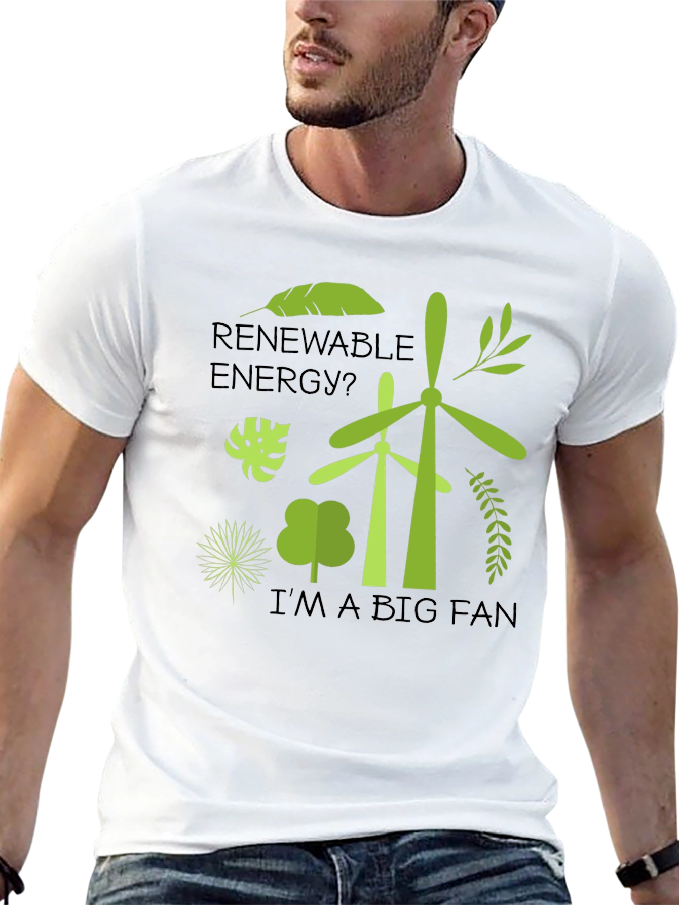 Renewable Energy Fan Graphic T-Shirt
