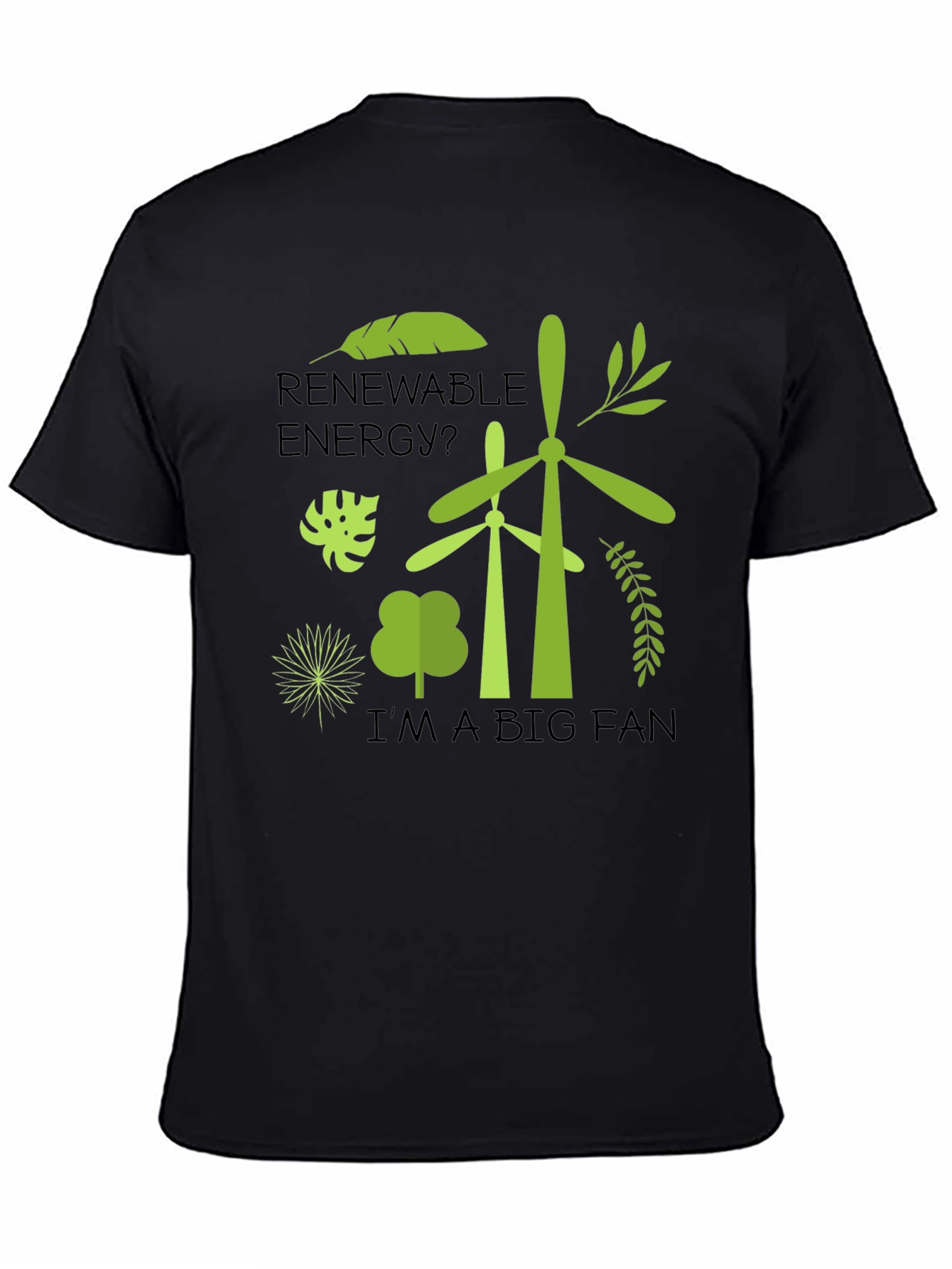 Renewable Energy Fan Graphic T-Shirt