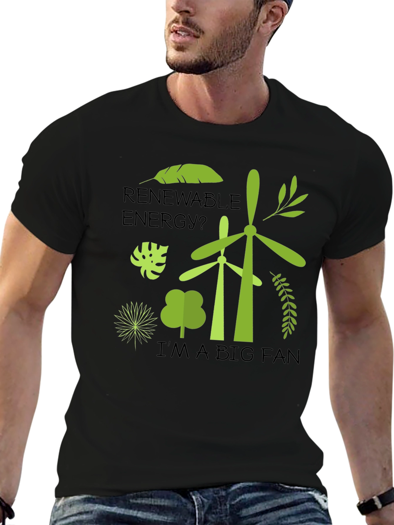 Renewable Energy Fan Graphic T-Shirt
