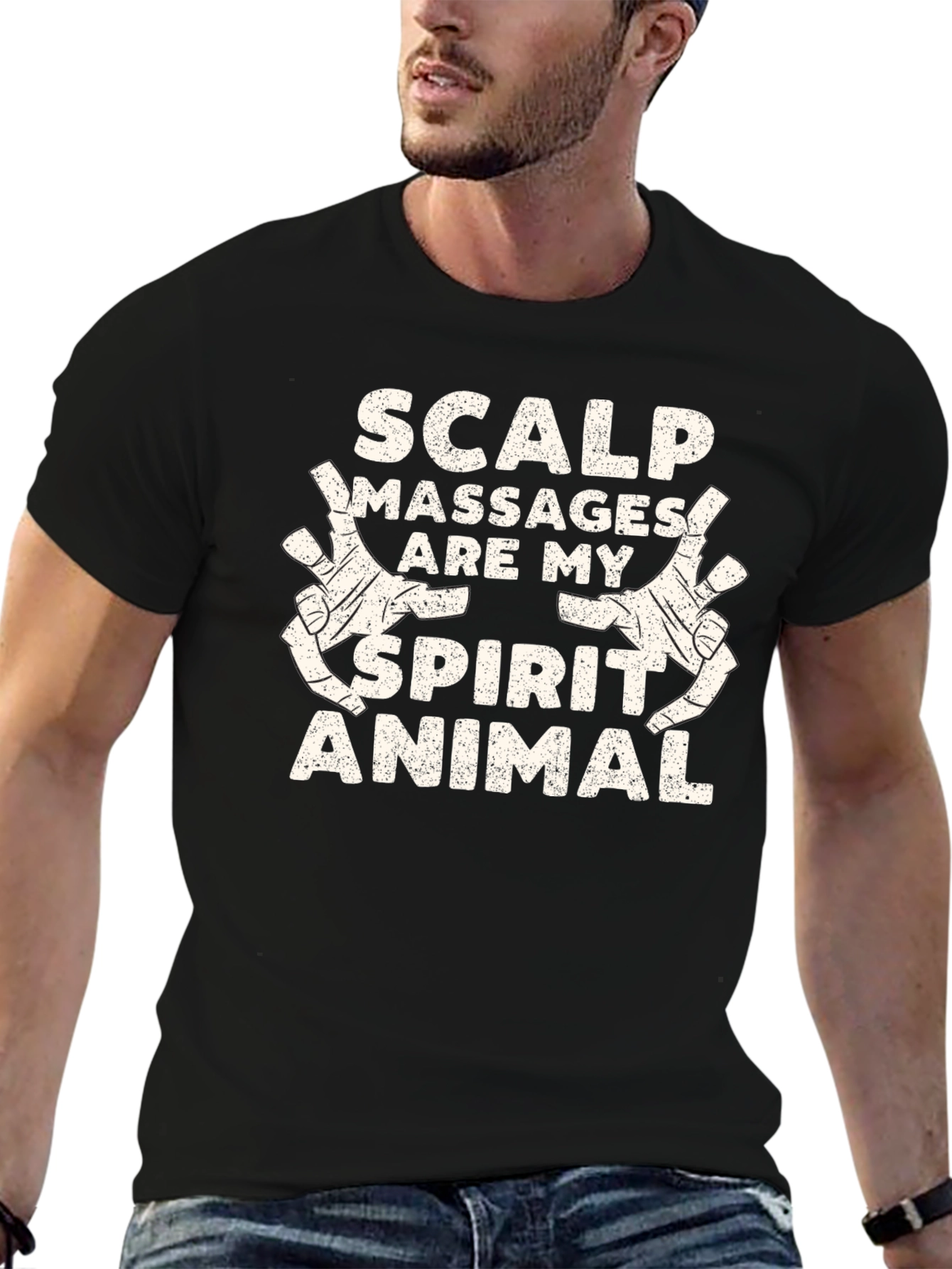 Scalp Massage Spirit Animal T-Shirt