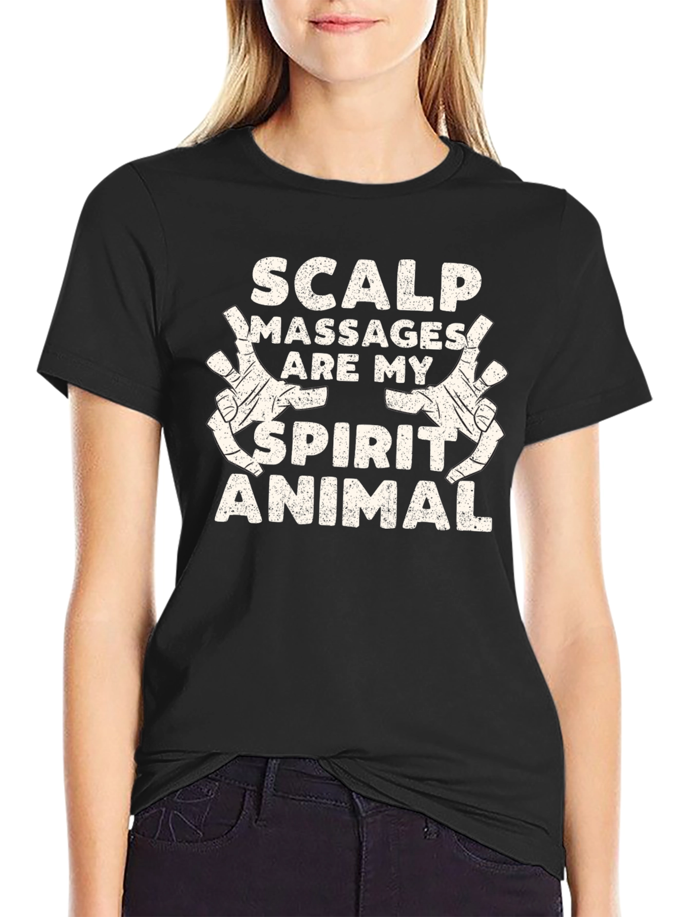 Scalp Massage Spirit Animal T-Shirt