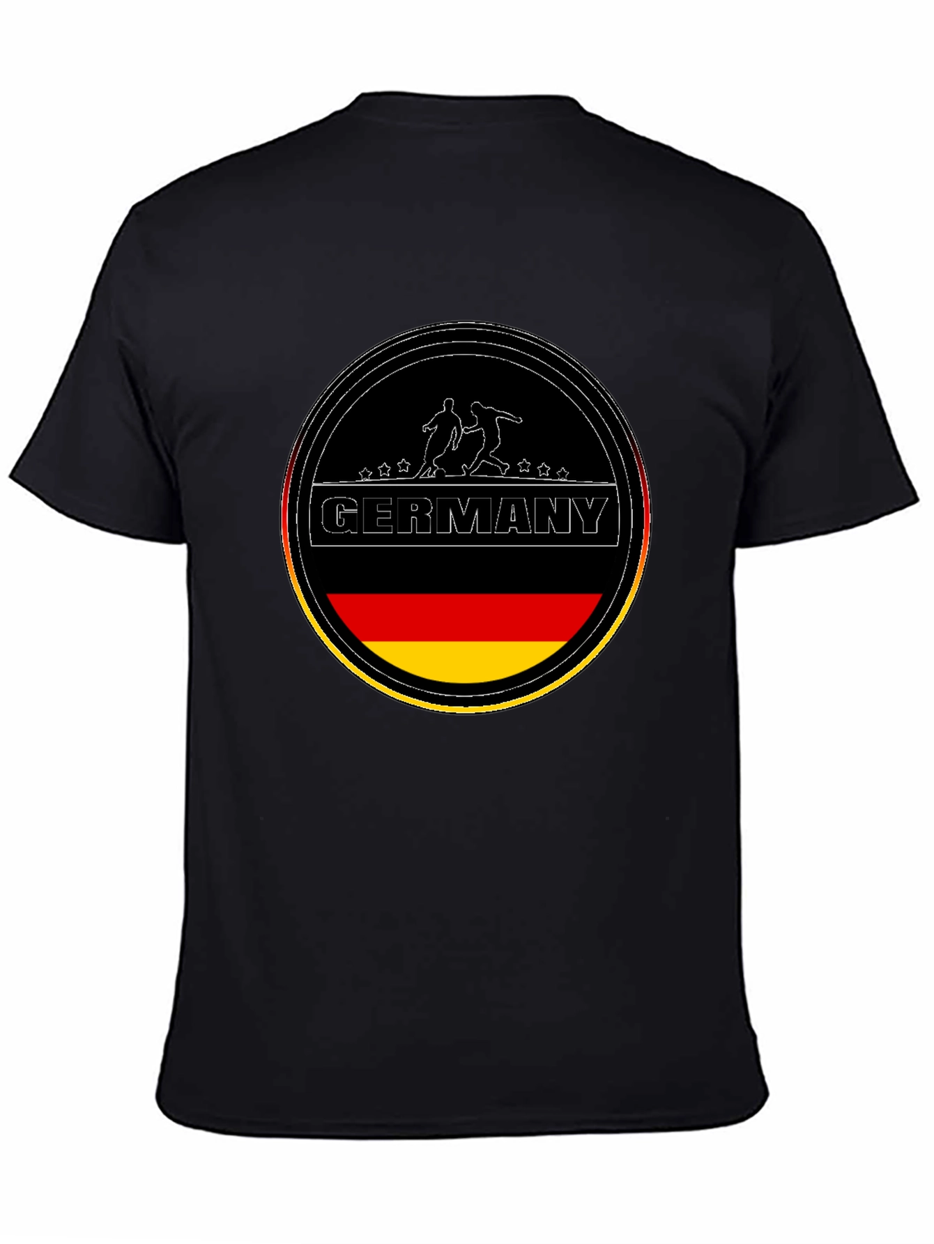 Germany Soccer T-Shirt - Black German Football Tee