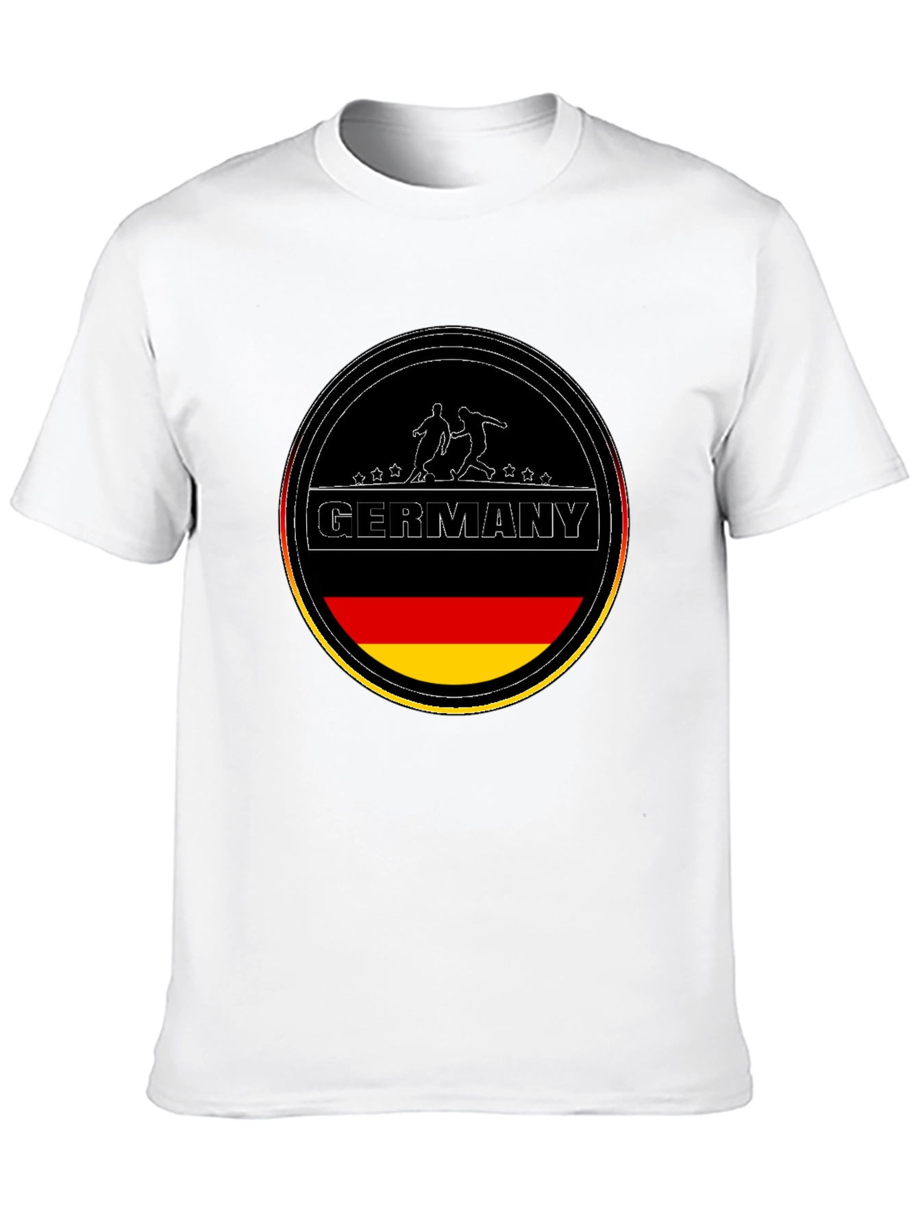 Germany Soccer T-Shirt - Black German Football Tee