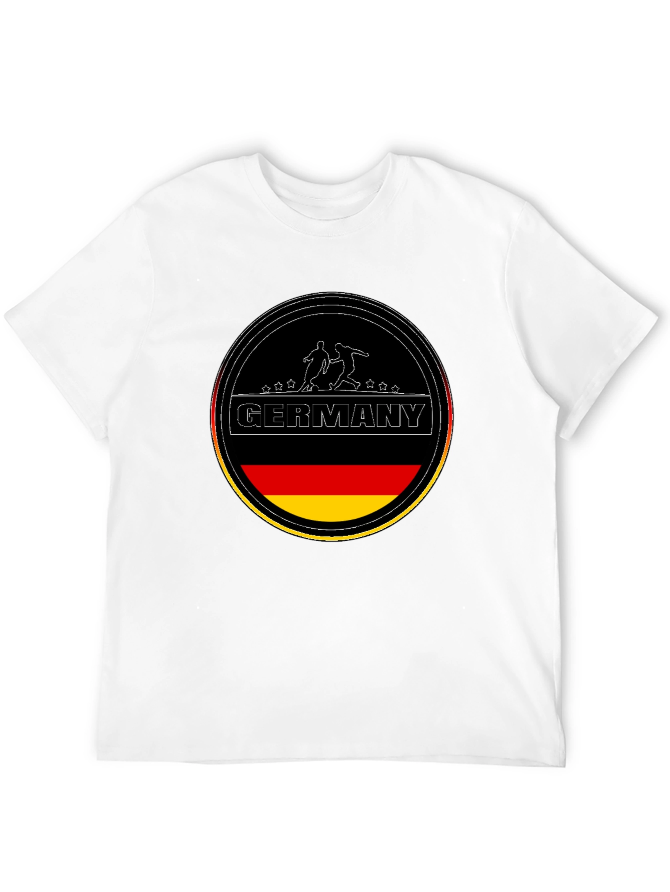 Germany Soccer T-Shirt - Black German Football Tee