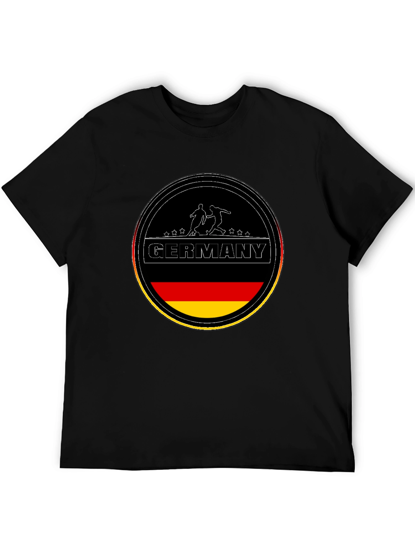 Germany Soccer T-Shirt - Black German Football Tee