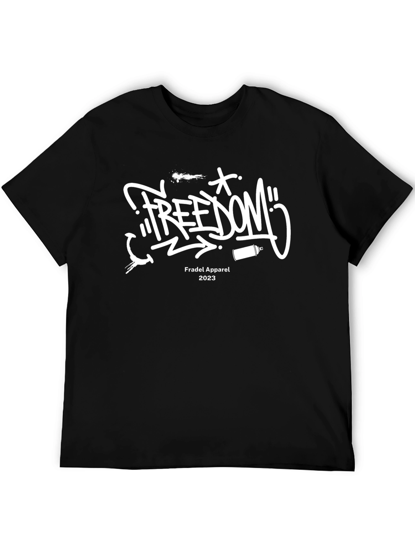 Freedom Graffiti Graphic T-Shirt - Fradel Apparel