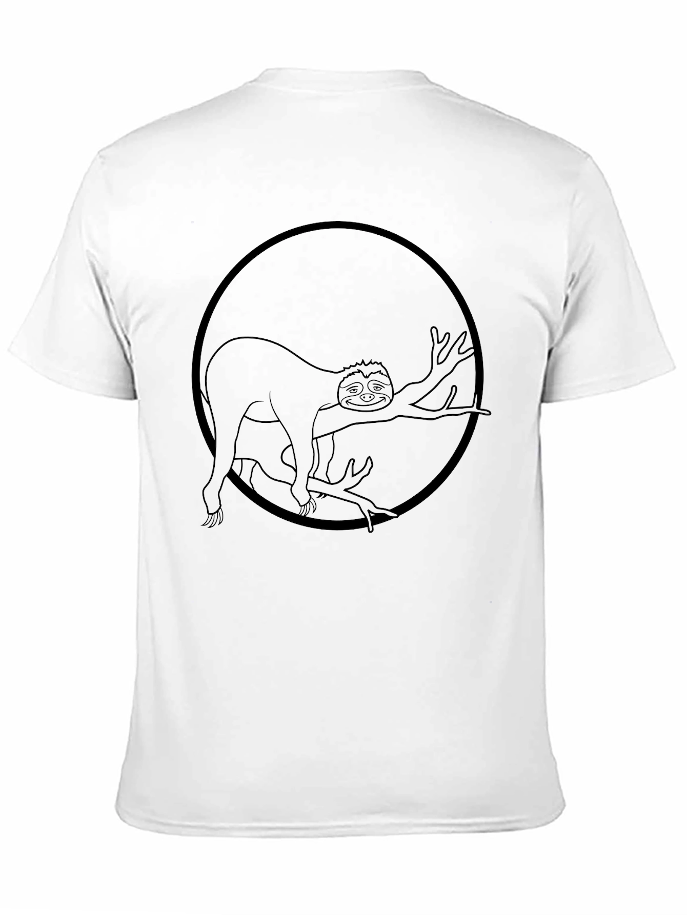 Sloth Graphic Tee - Relaxed Style