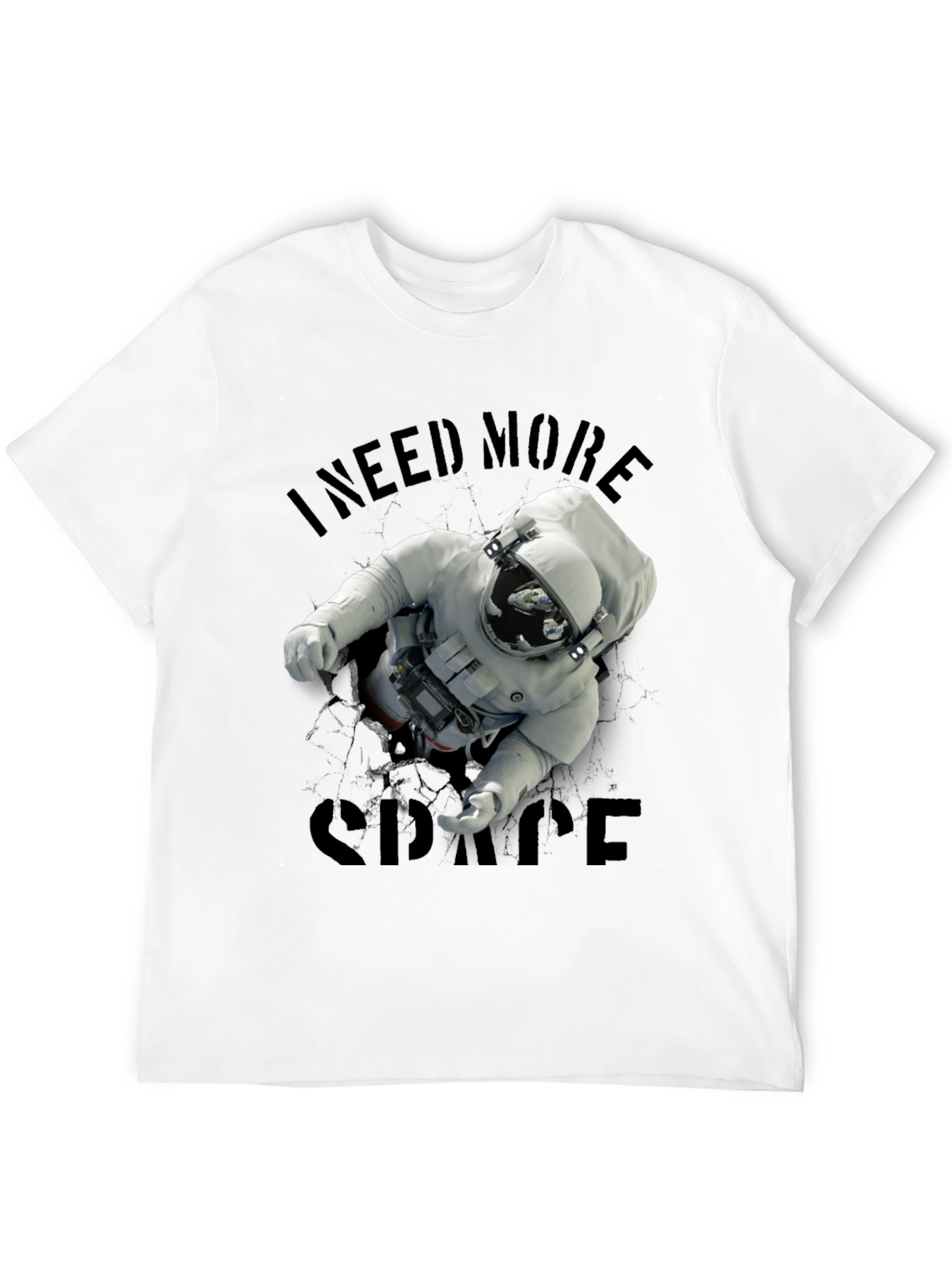 I Need More Space T-Shirt Astronaut Graphic Tee