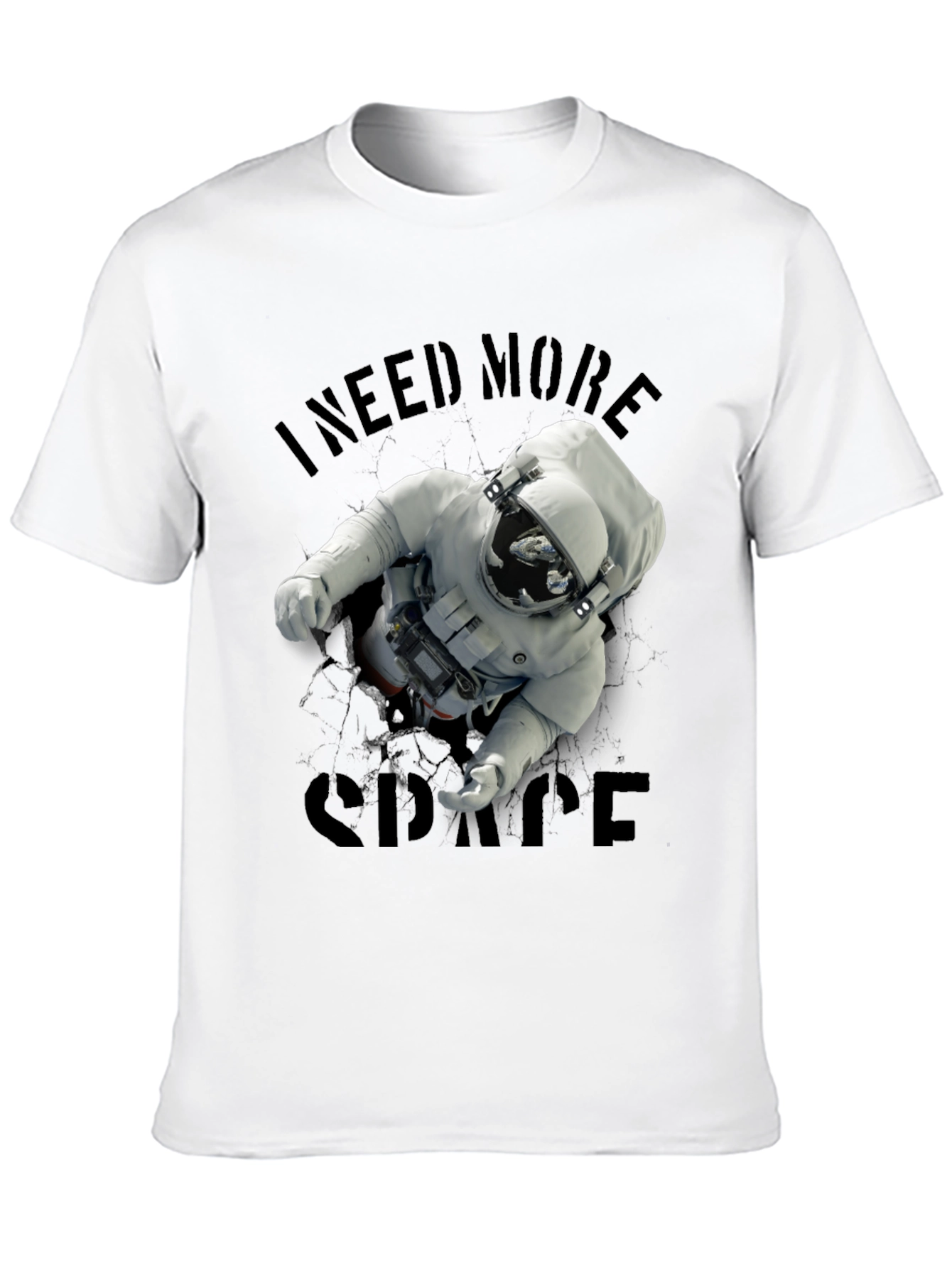 I Need More Space T-Shirt Astronaut Graphic Tee