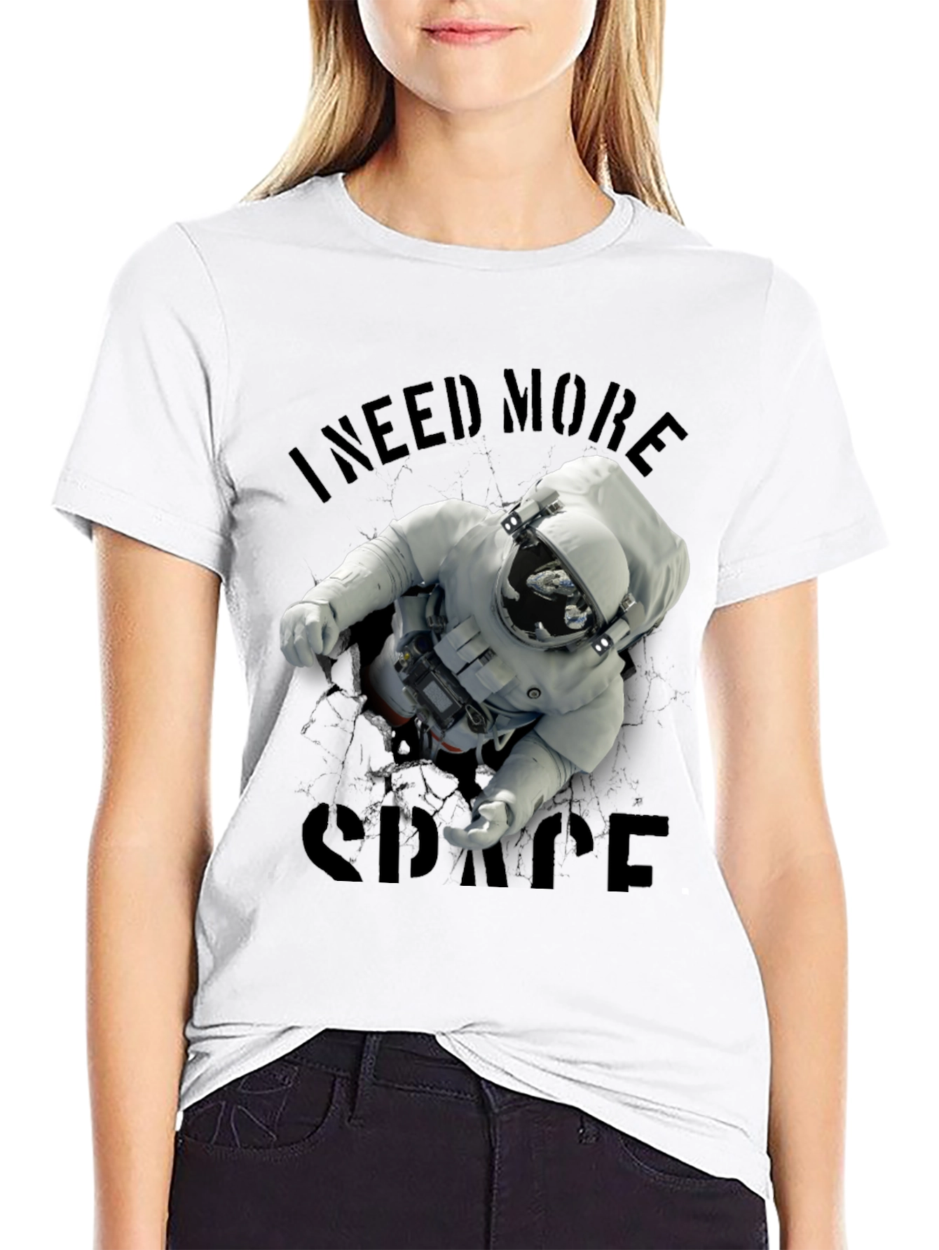 I Need More Space T-Shirt Astronaut Graphic Tee
