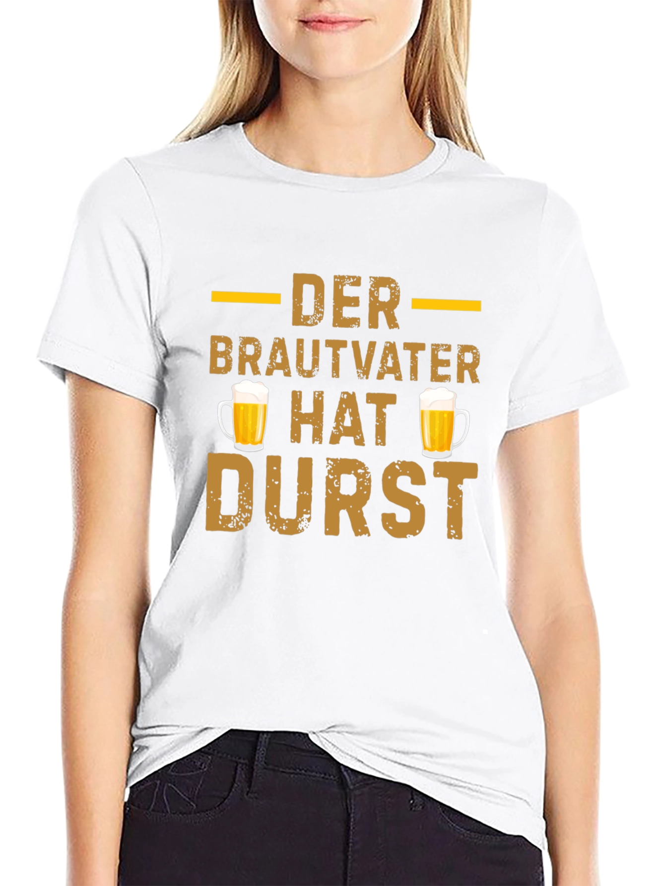 Der Brautvater Hat Durst T-Shirt