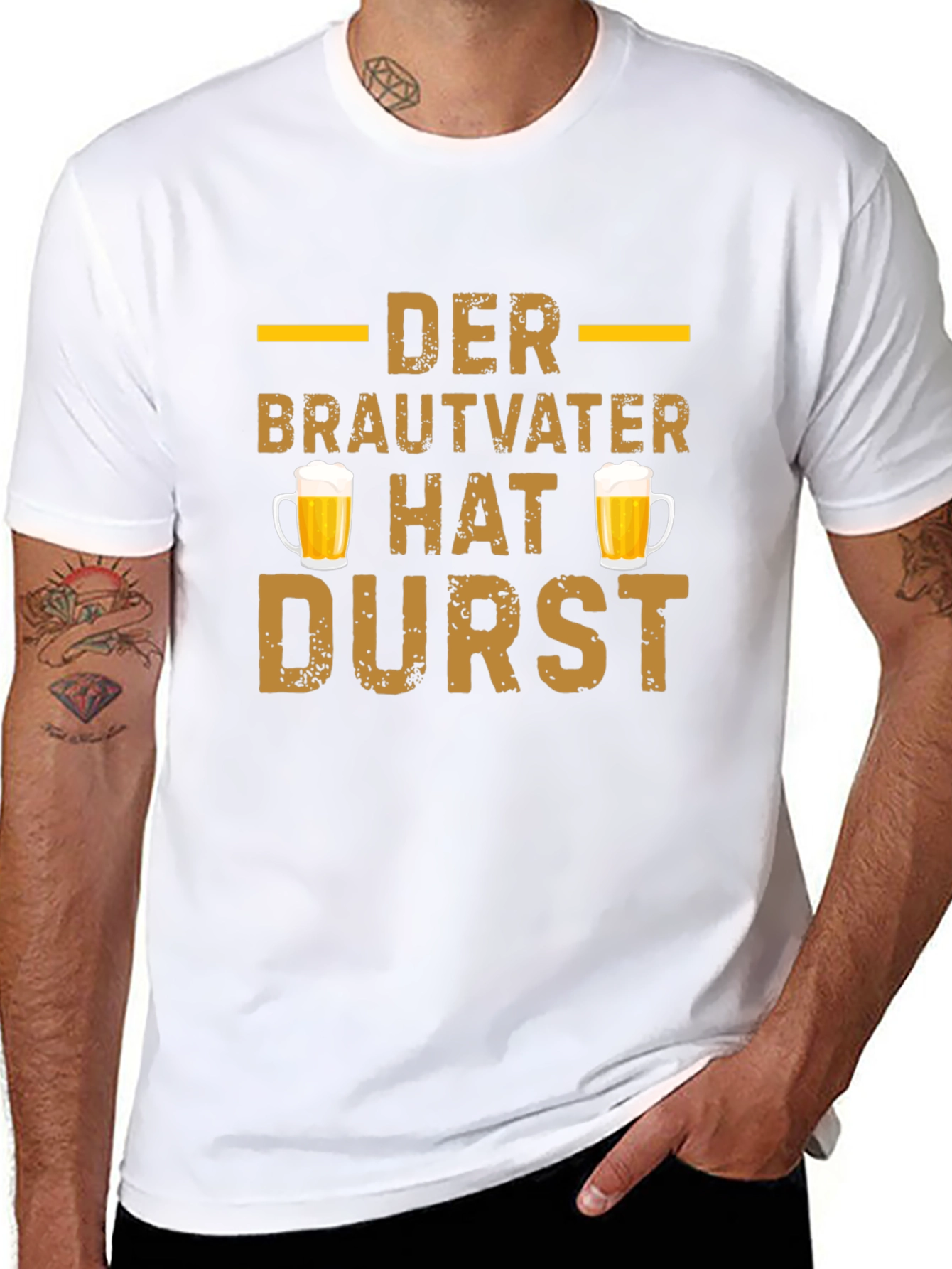 Der Brautvater Hat Durst T-Shirt