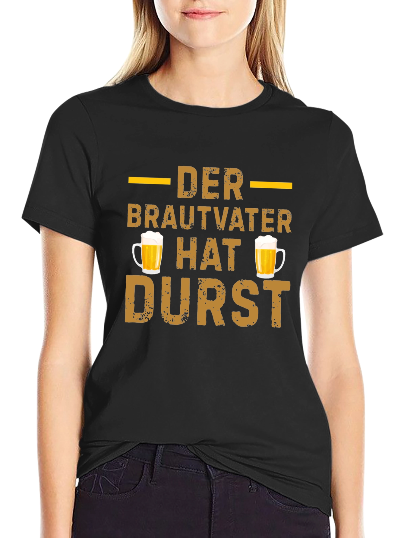 Der Brautvater Hat Durst T-Shirt