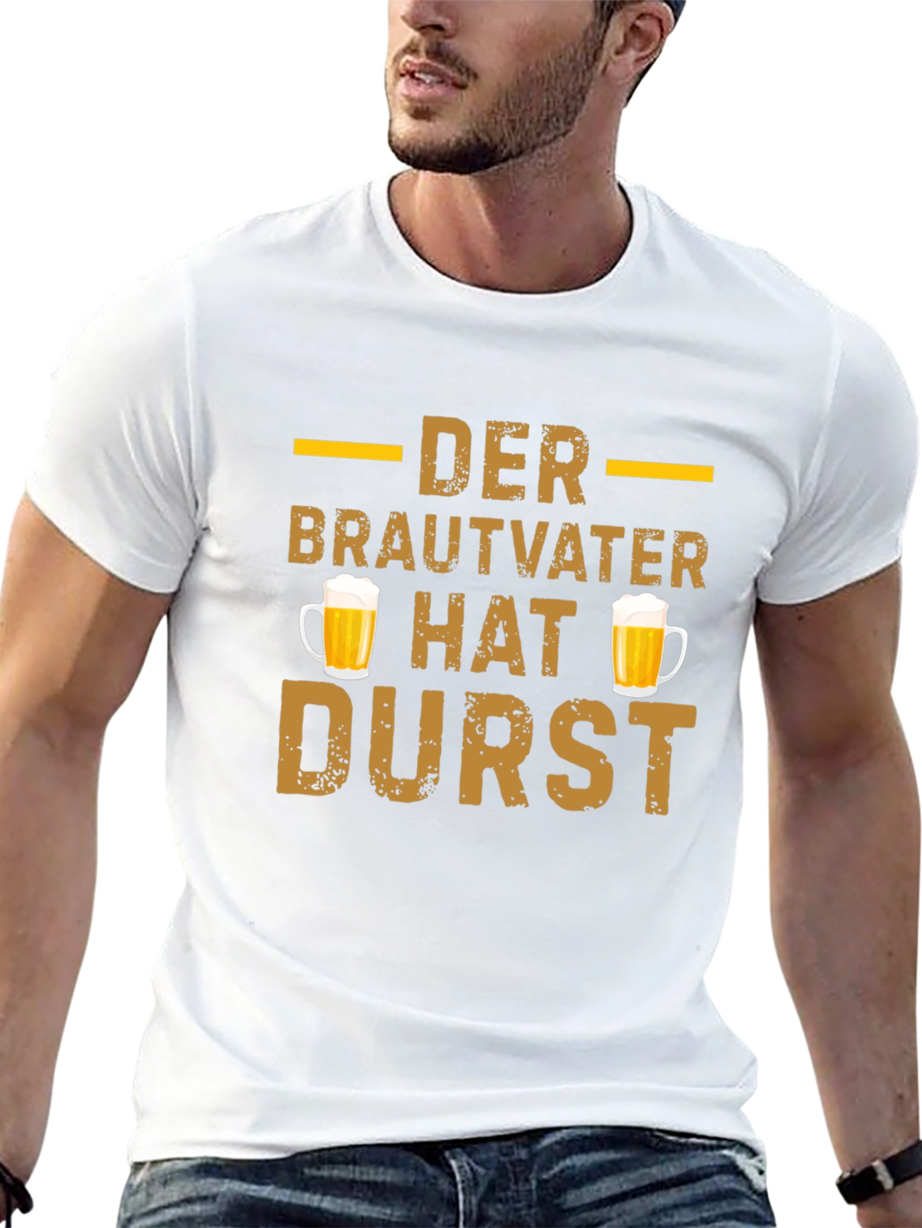 Der Brautvater Hat Durst T-Shirt