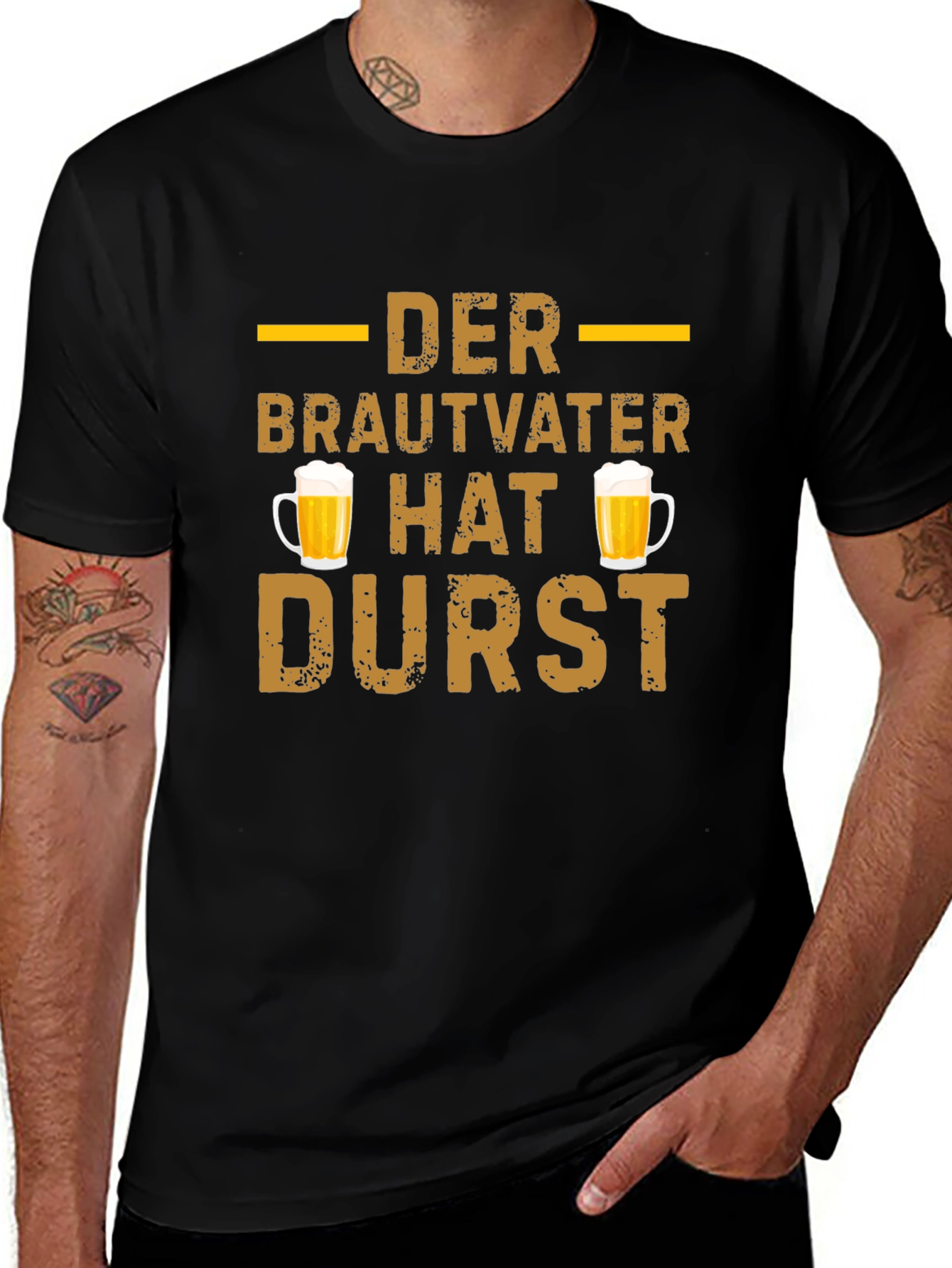 Der Brautvater Hat Durst T-Shirt
