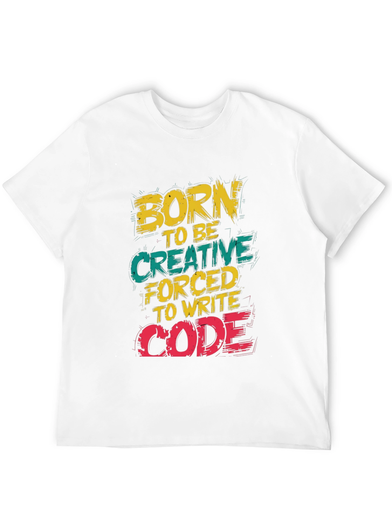 Born to be Creative Black Graphic Tee