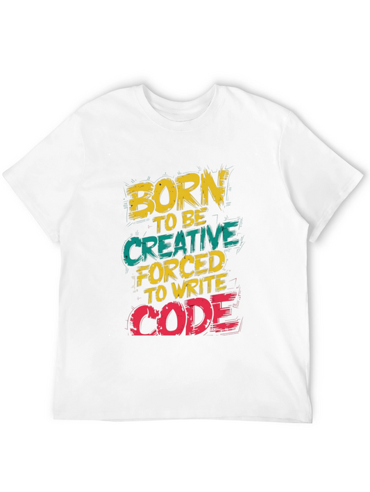 Born to be Creative Black Graphic Tee