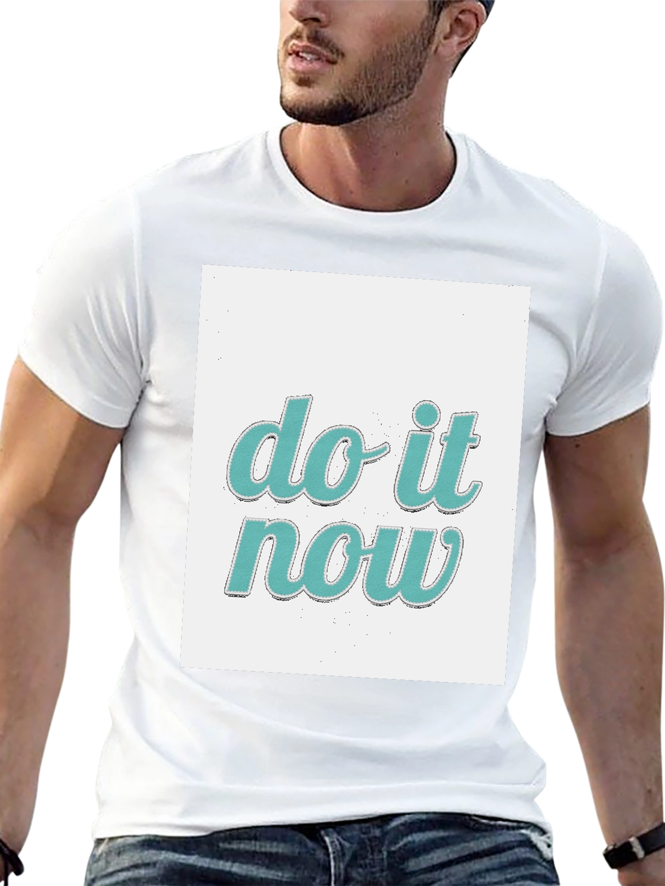 Do It Now Graphic Tee - Trendy Black T-Shirt