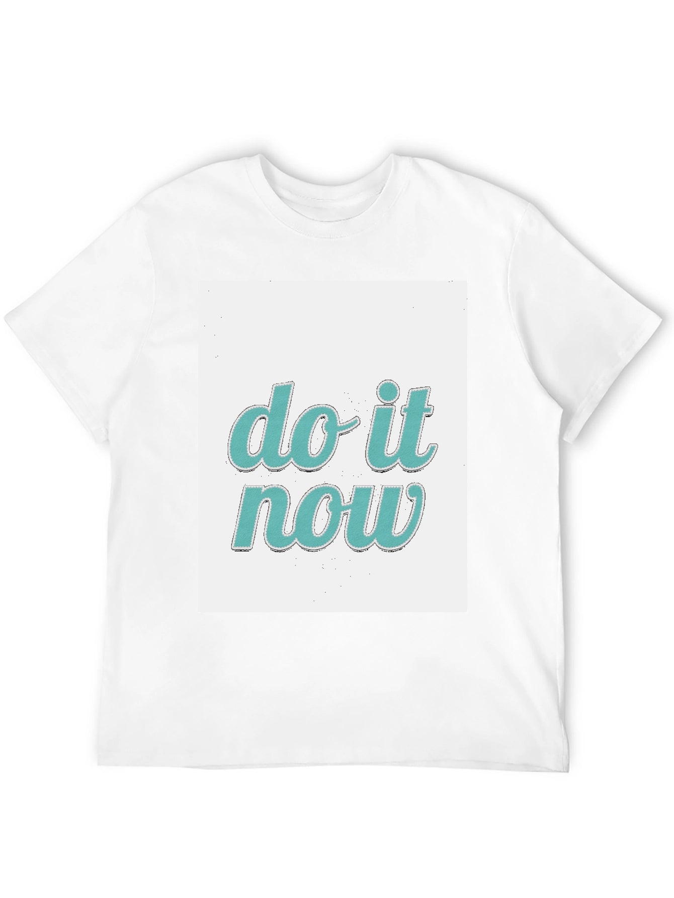 Do It Now Graphic Tee - Trendy Black T-Shirt