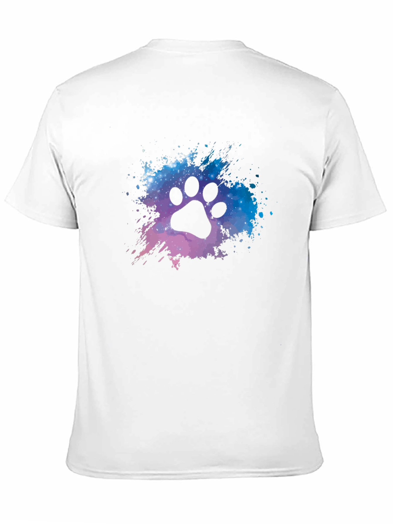 Cosmic Paw Print T-Shirt