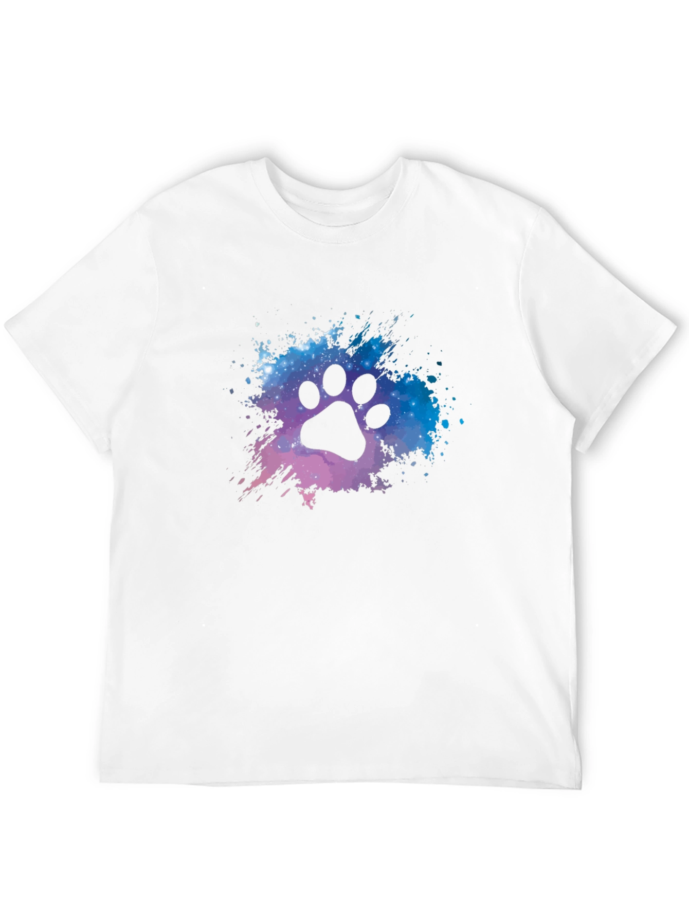 Cosmic Paw Print T-Shirt