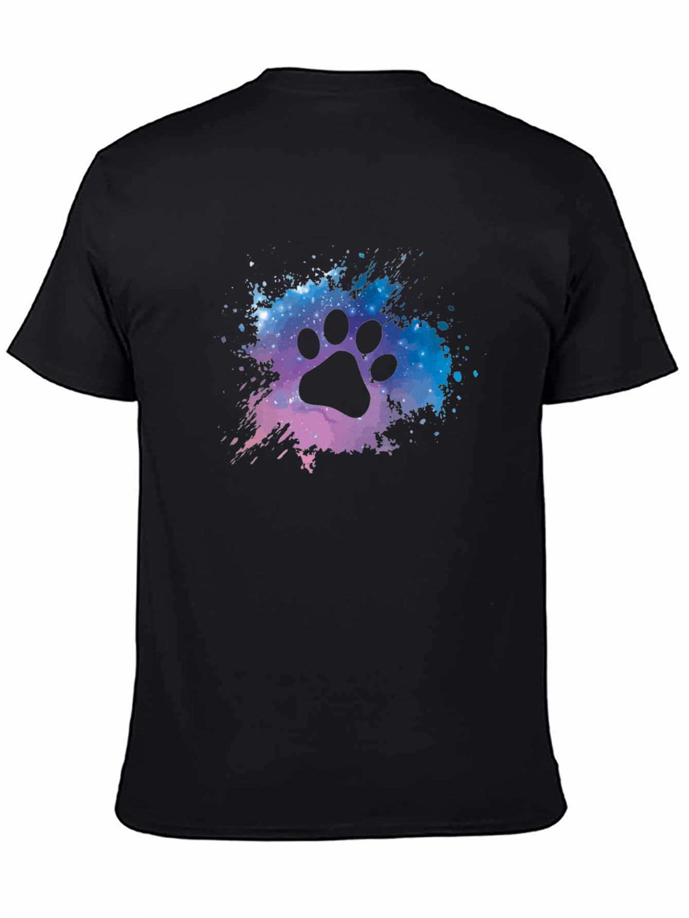 Cosmic Paw Print T-Shirt