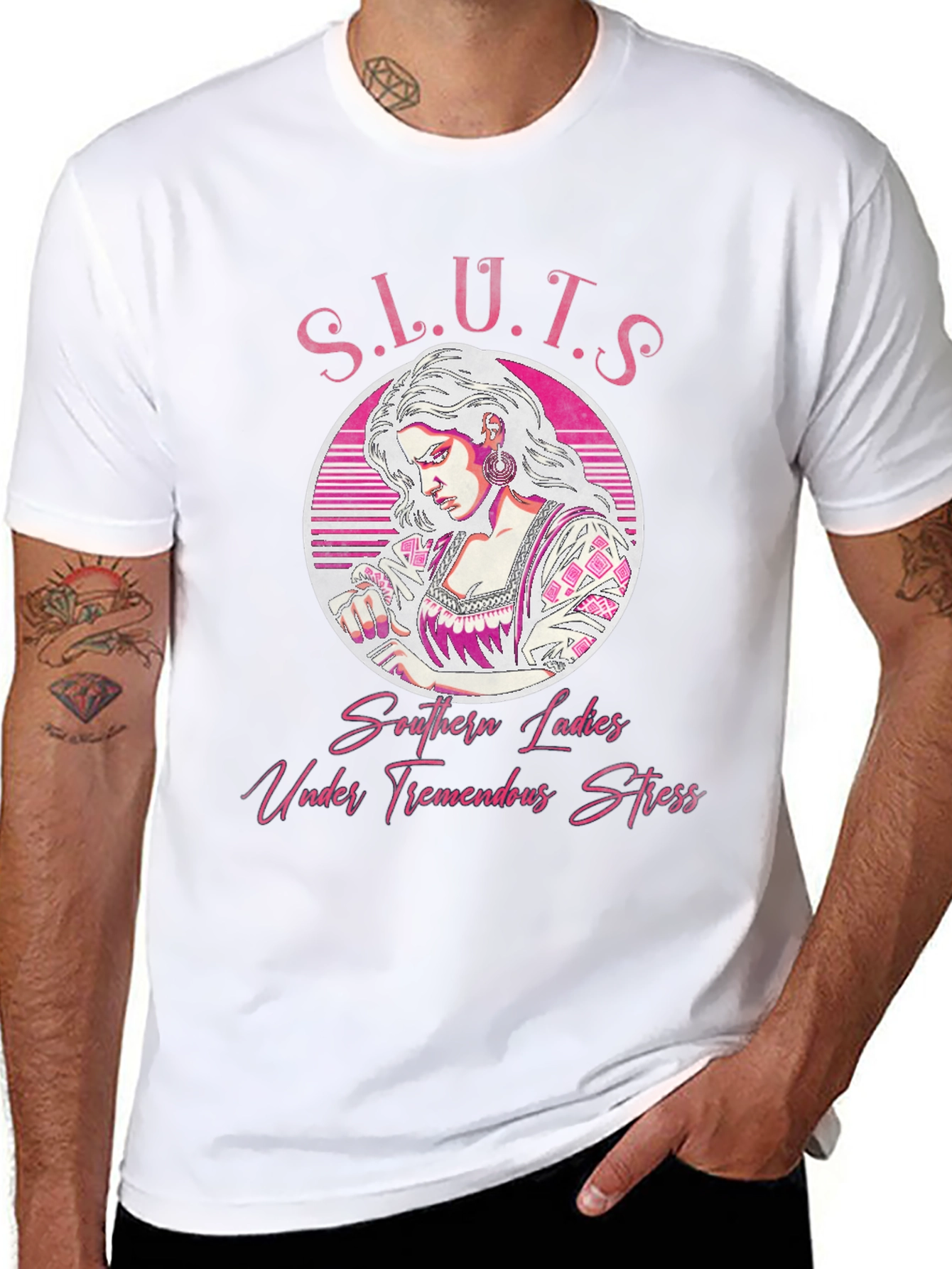 S.L.U.T.S T-Shirt - Southern Ladies Under Tremendous Stress