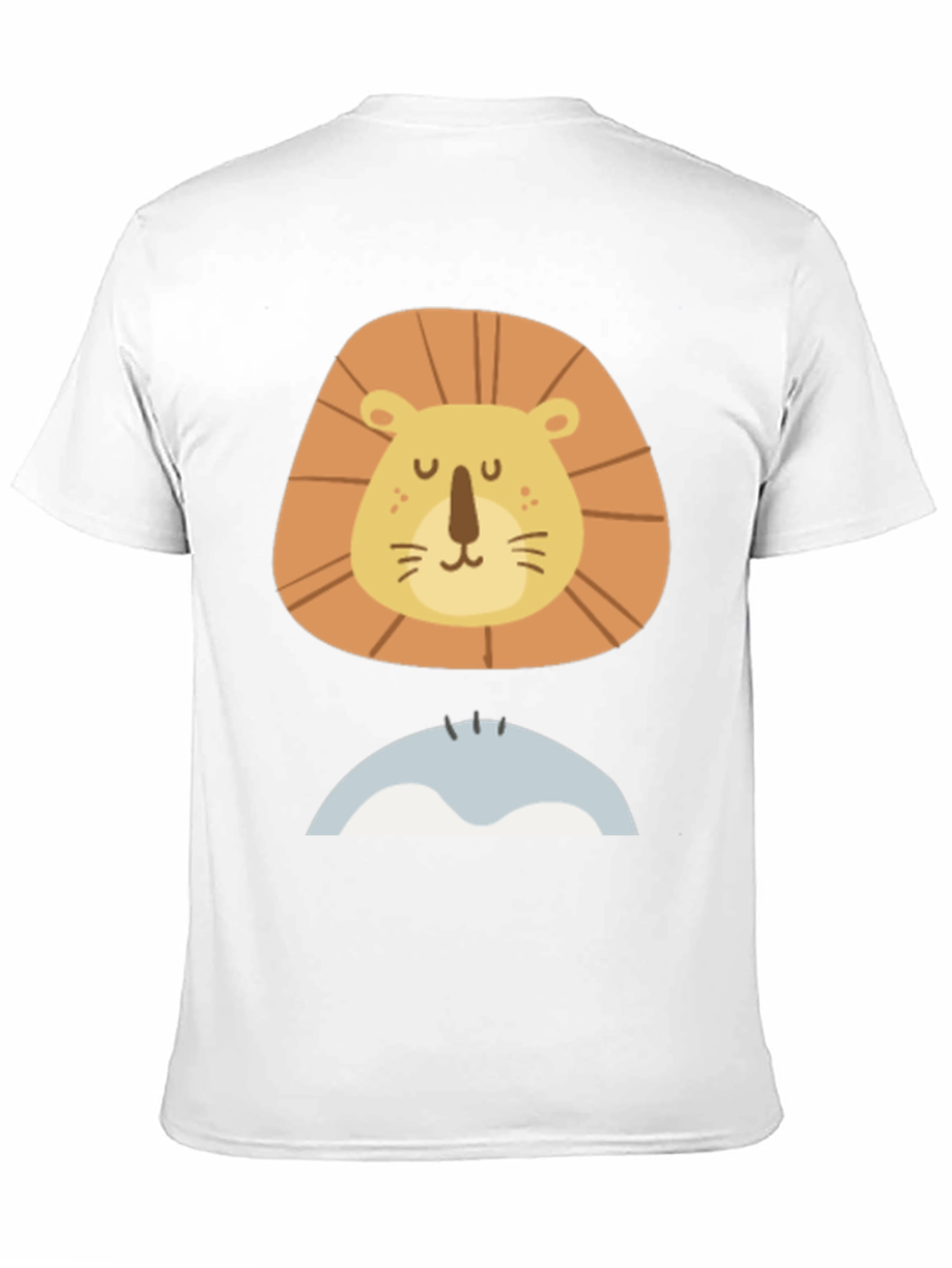 Lion Face Graphic Tee - Mens Black T-Shirt