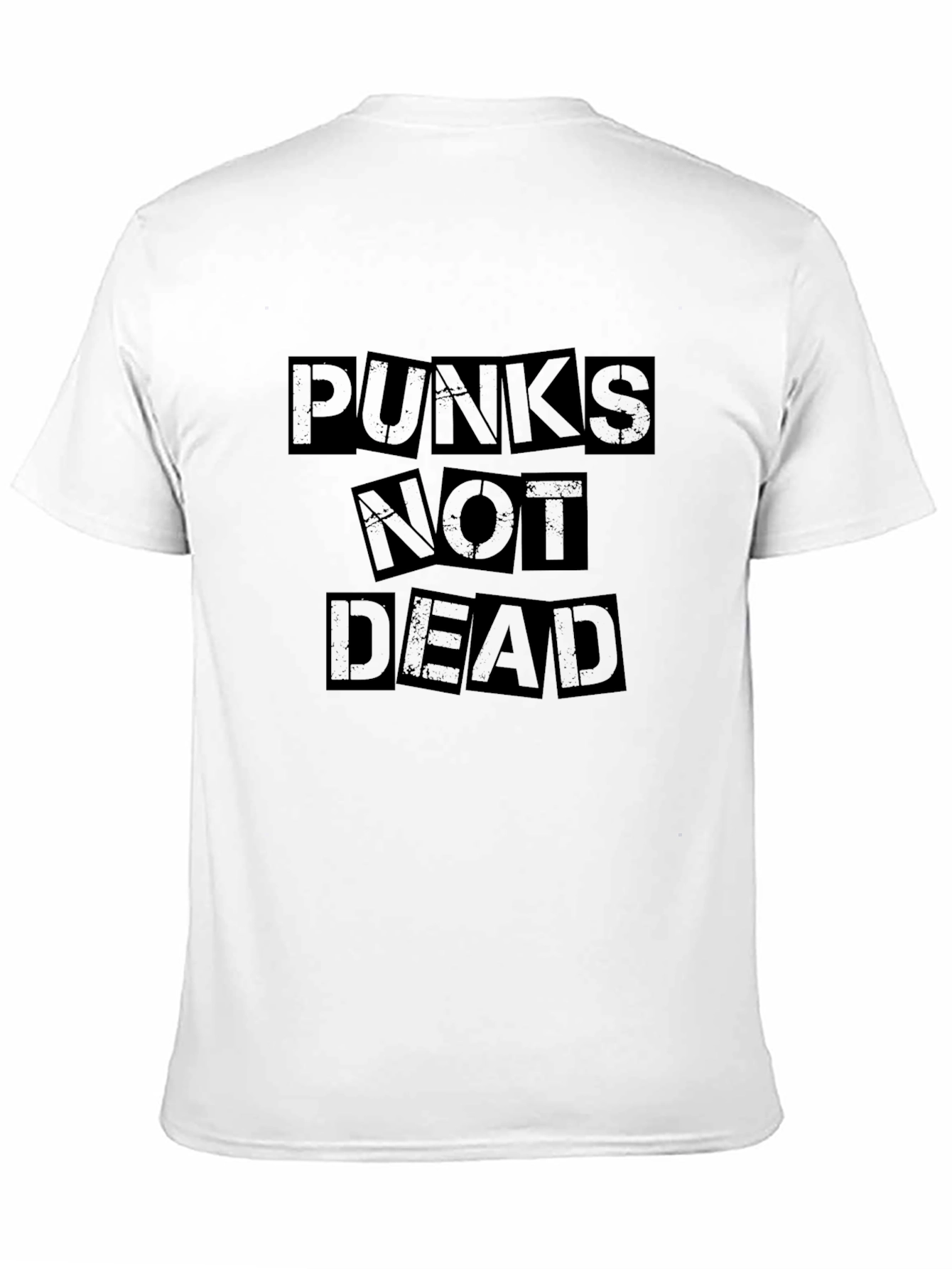 Punks Not Dead Black Graphic Tee