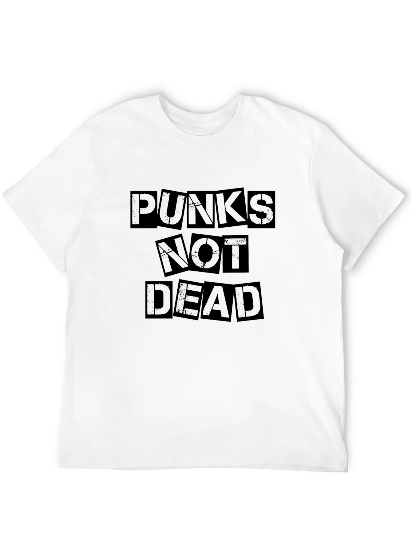 Punks Not Dead Black Graphic Tee