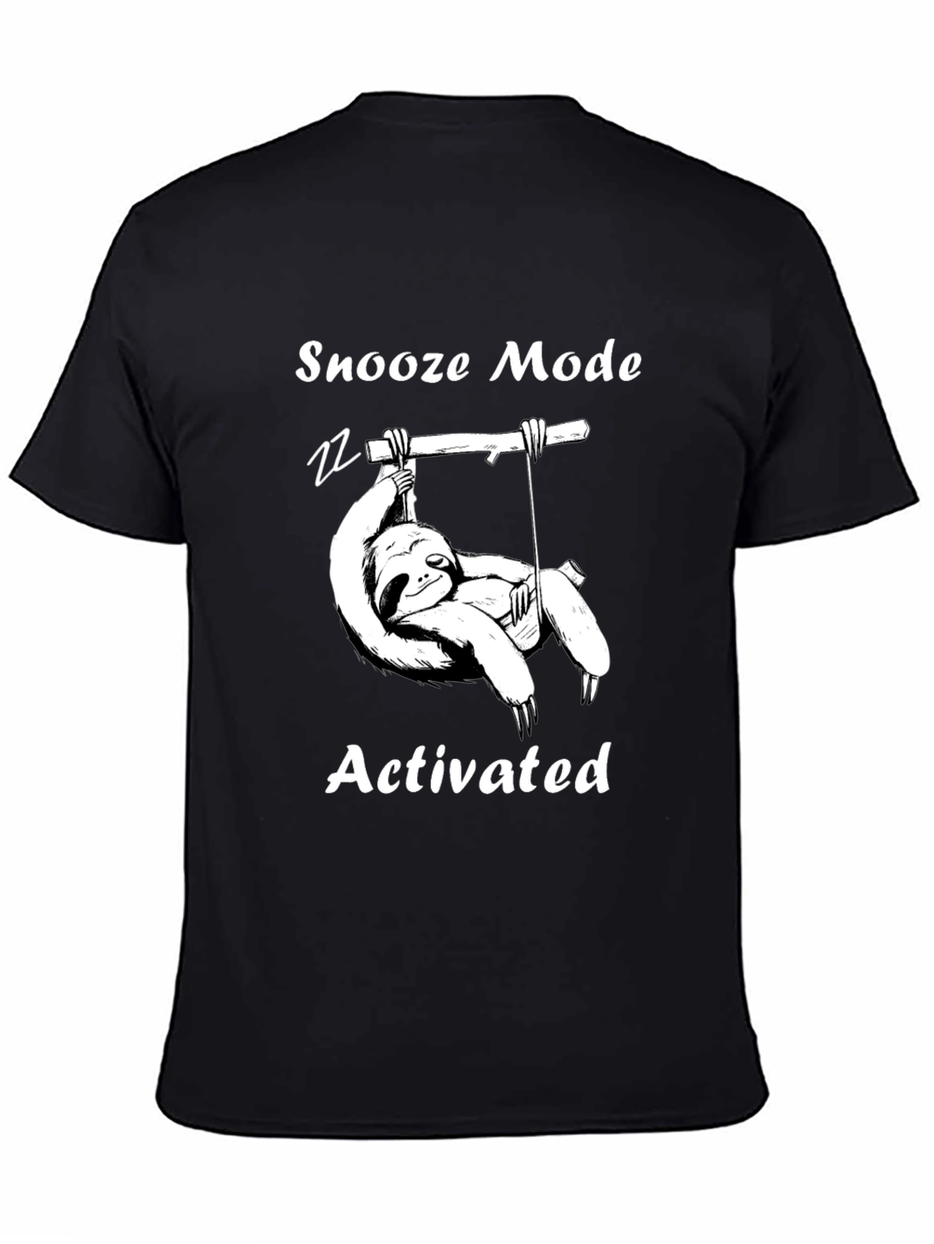 Snooze Mode Activated Sloth Graphic T-Shirt