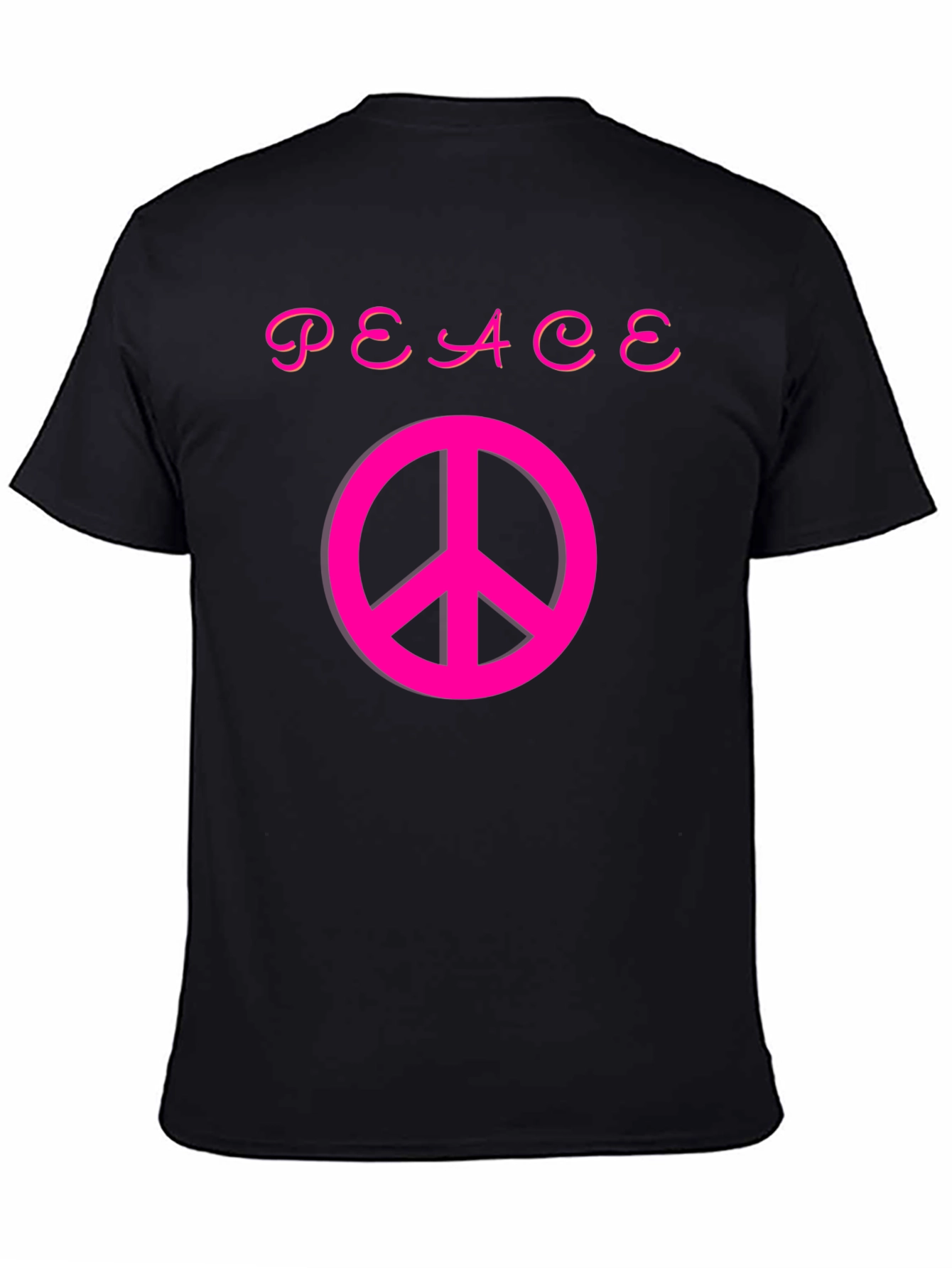 Peace Sign Graphic Tee - Stylish Comfort