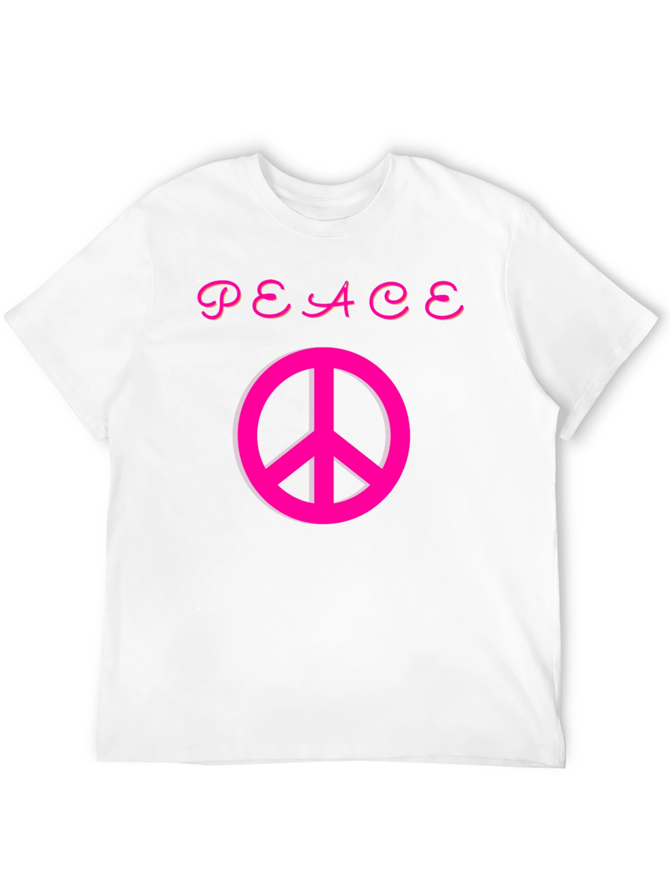 Peace Sign Graphic Tee - Stylish Comfort