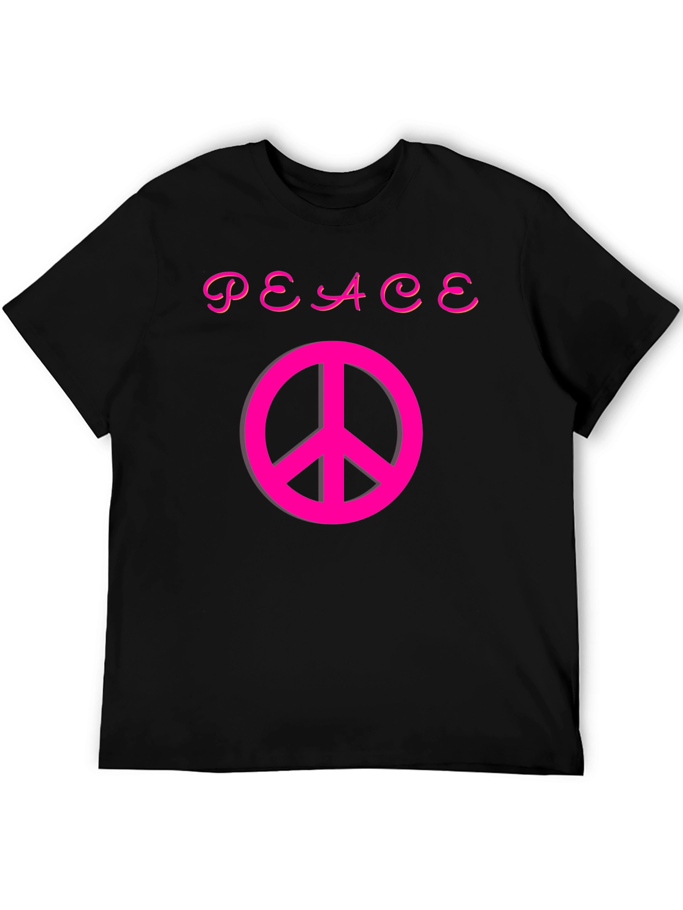 Peace Sign Graphic Tee - Stylish Comfort