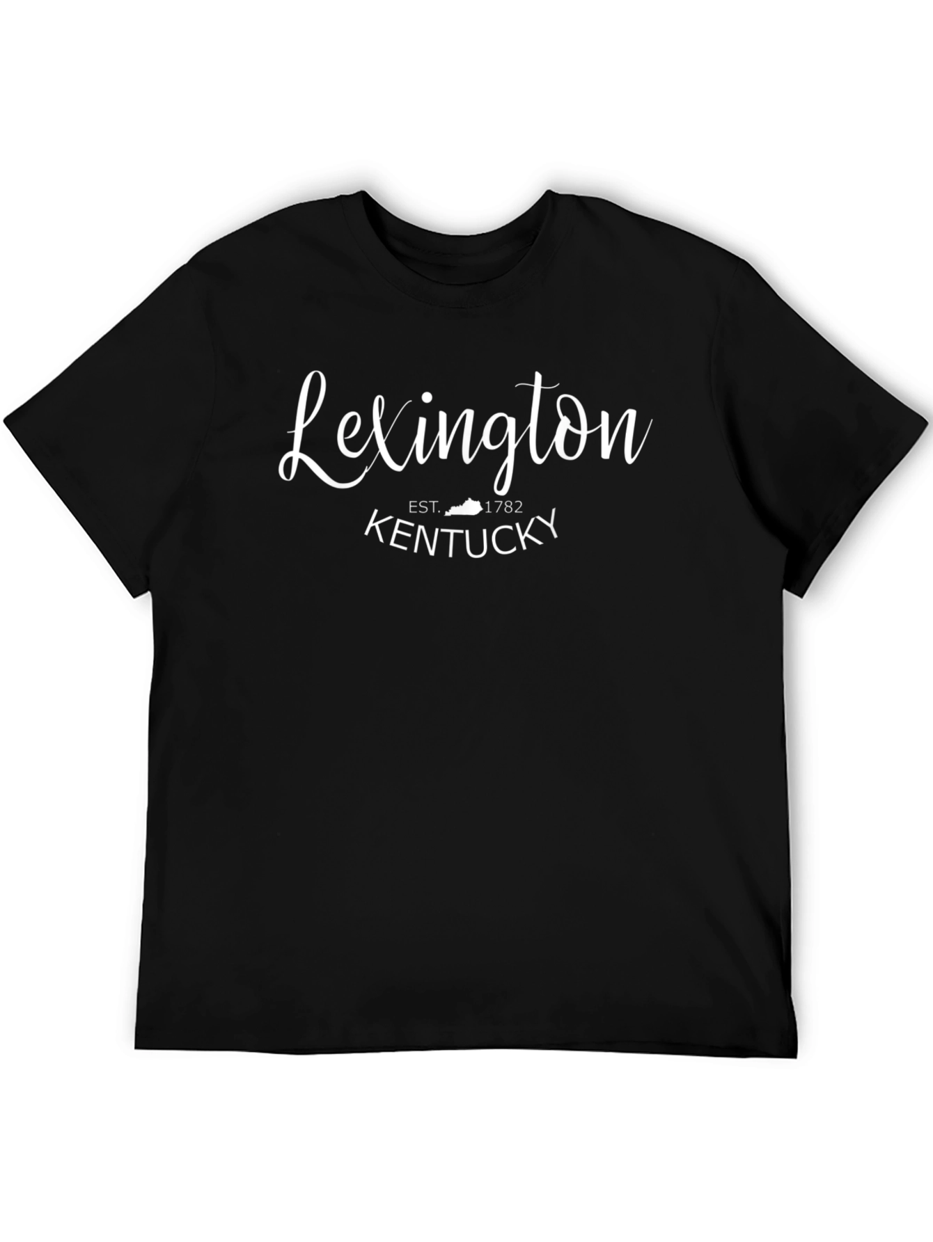 Lexington Kentucky Black Graphic T-Shirt