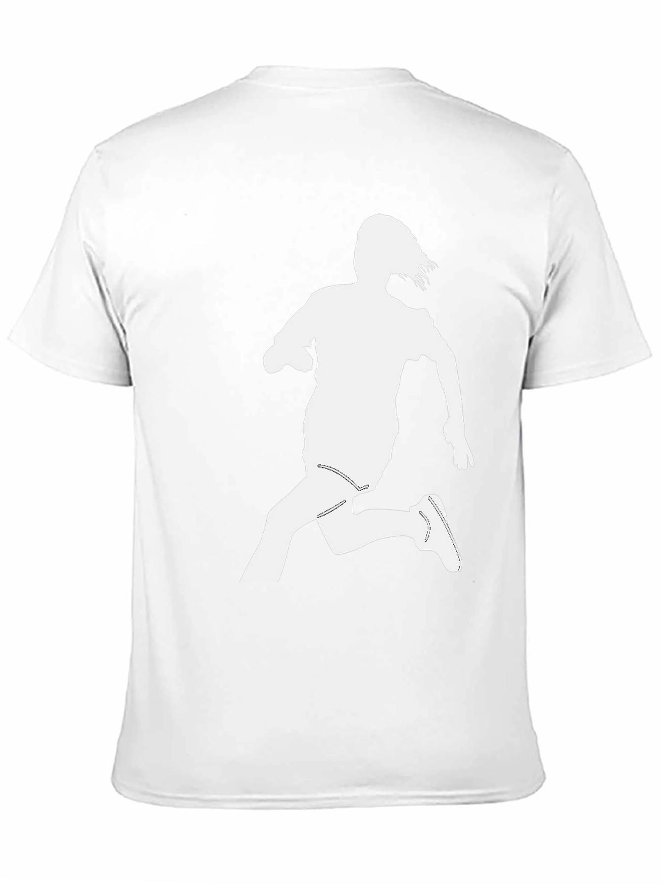 Silhouette Running Tee - Black Cotton Blend