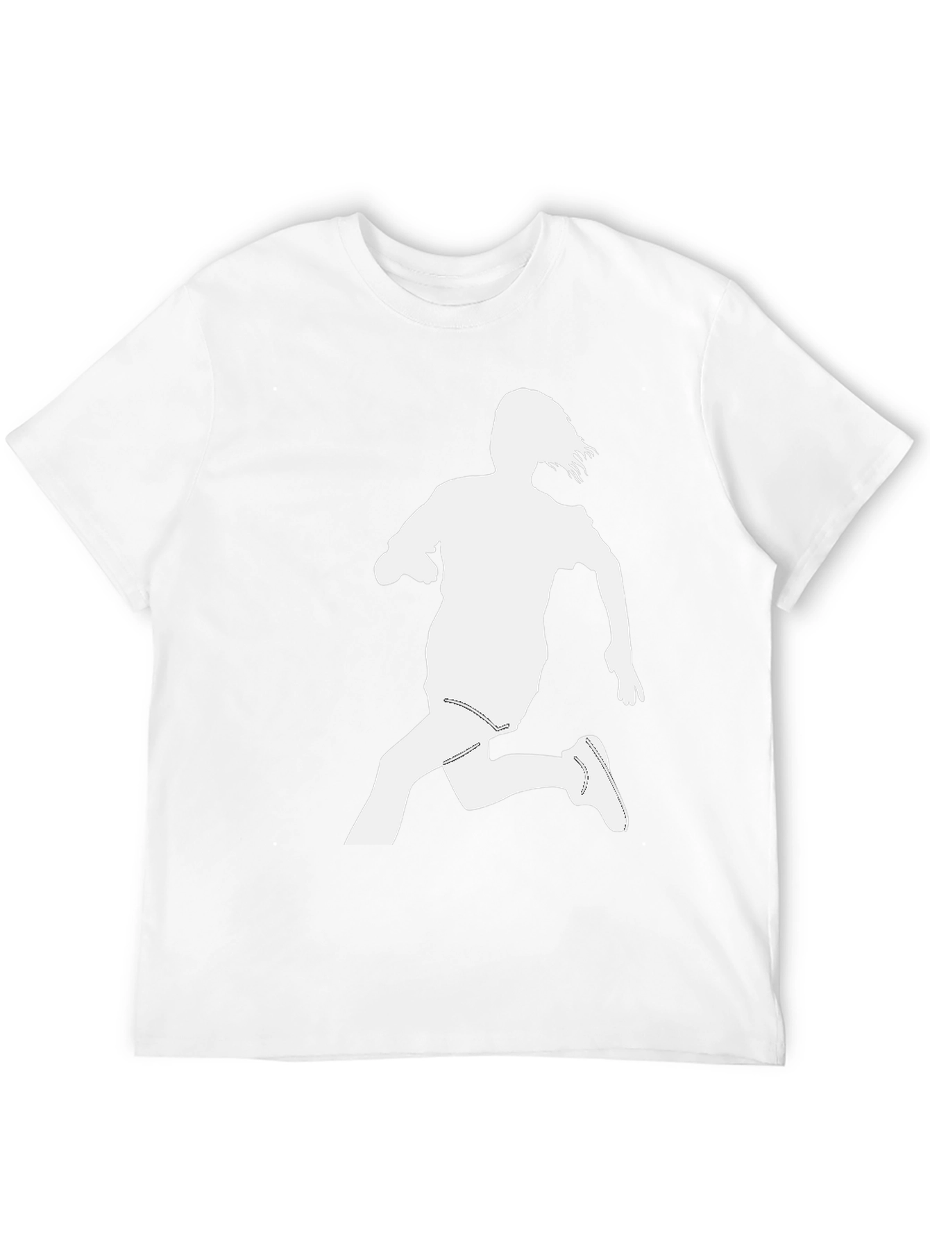 Silhouette Running Tee - Black Cotton Blend