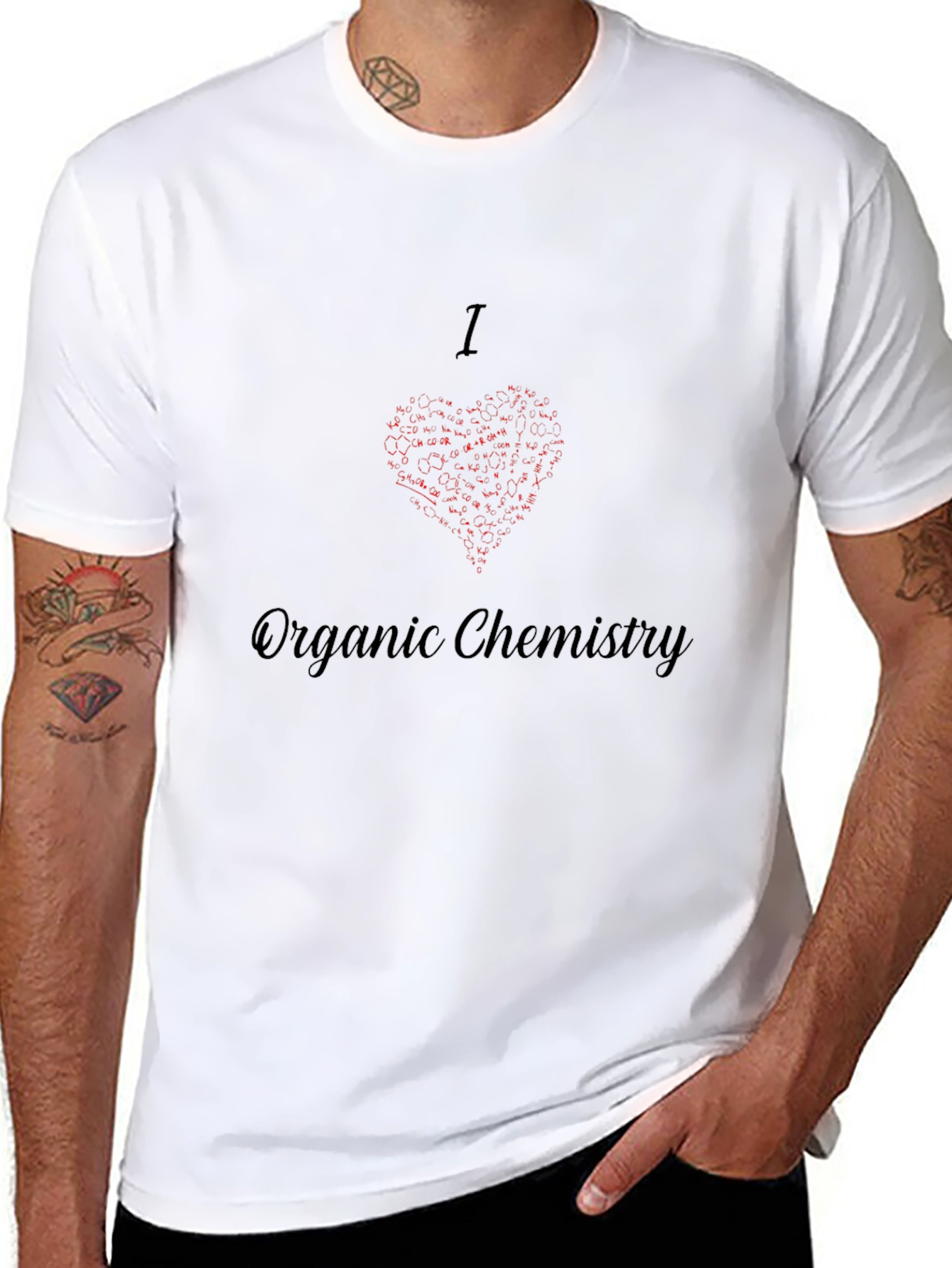 I Heart Organic Chemistry Graphic Tee