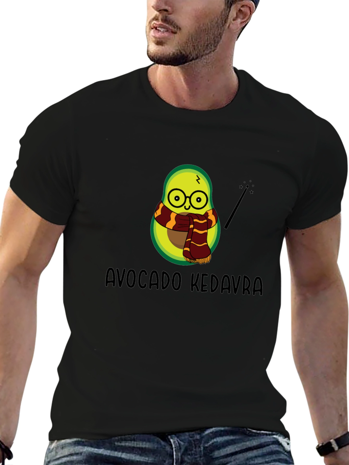 Avocado Kedavra Black T-Shirt